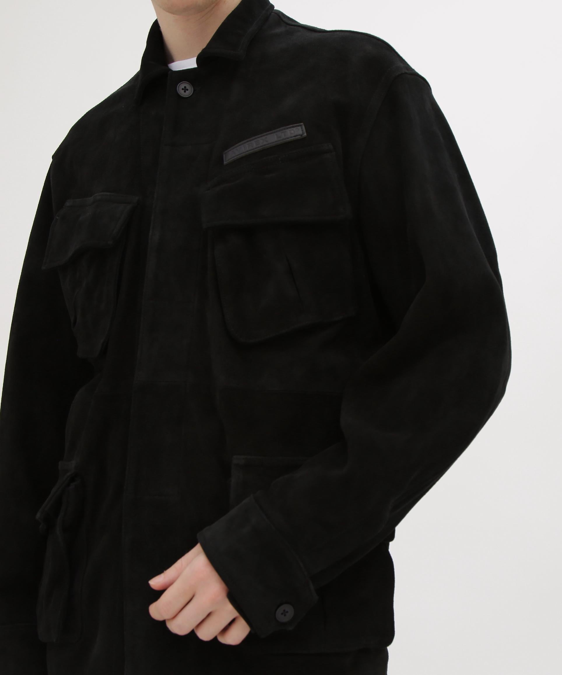 GOAT SUEDE JUNGLE FATIGUE JACKET ブラック