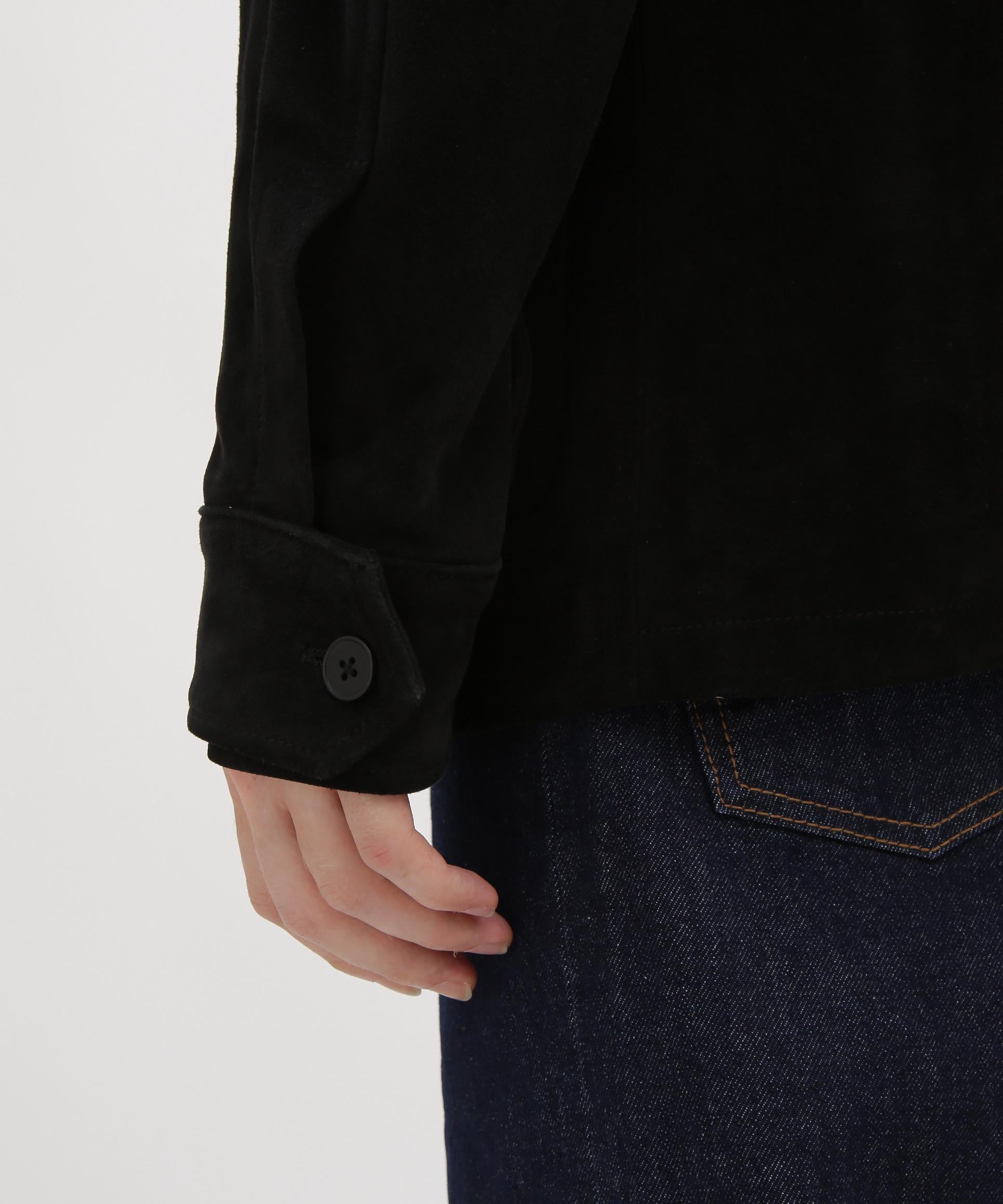 GOAT SUEDE JUNGLE FATIGUE JACKET ブラック