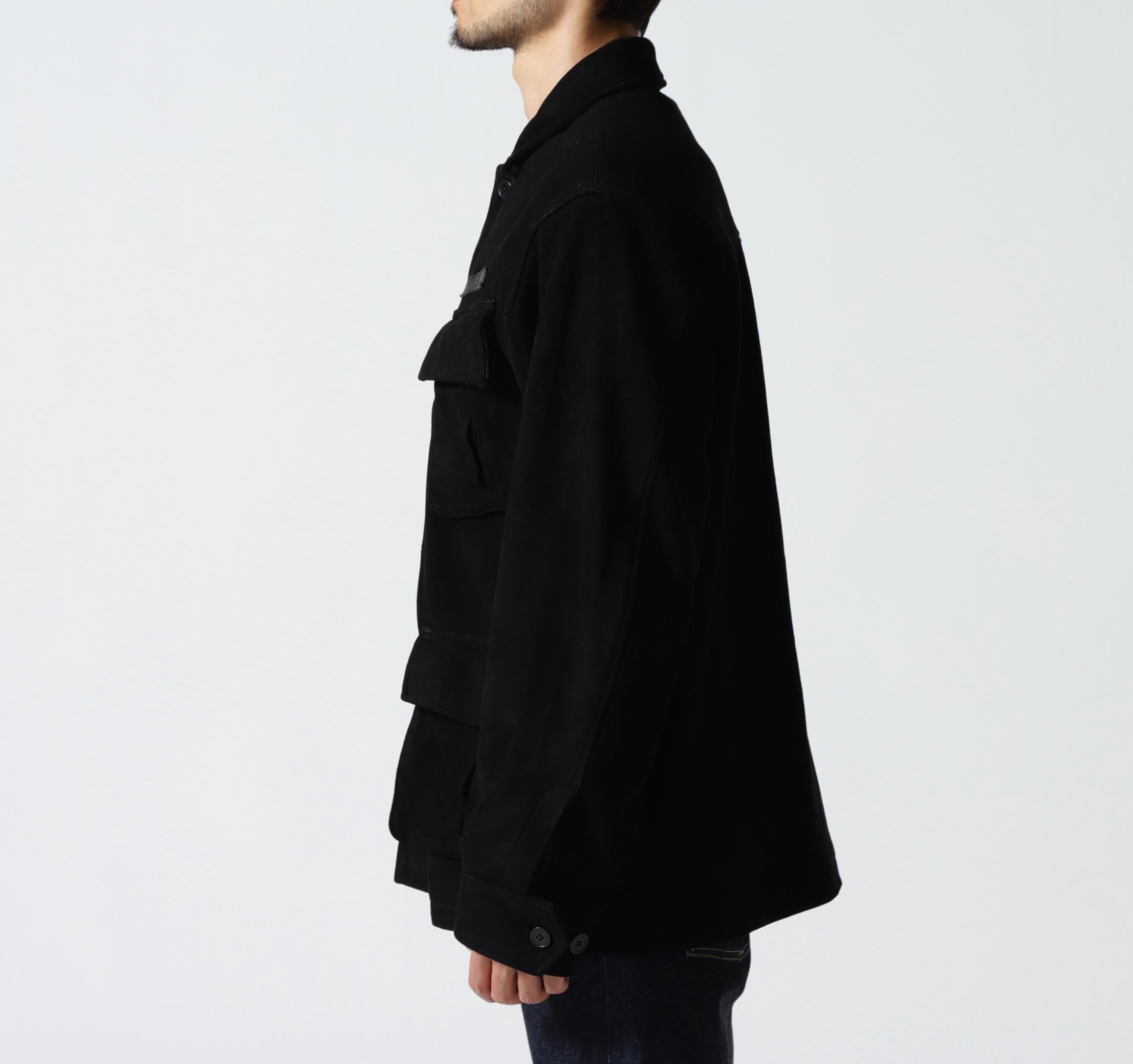 GOAT SUEDE JUNGLE FATIGUE JACKET ブラック