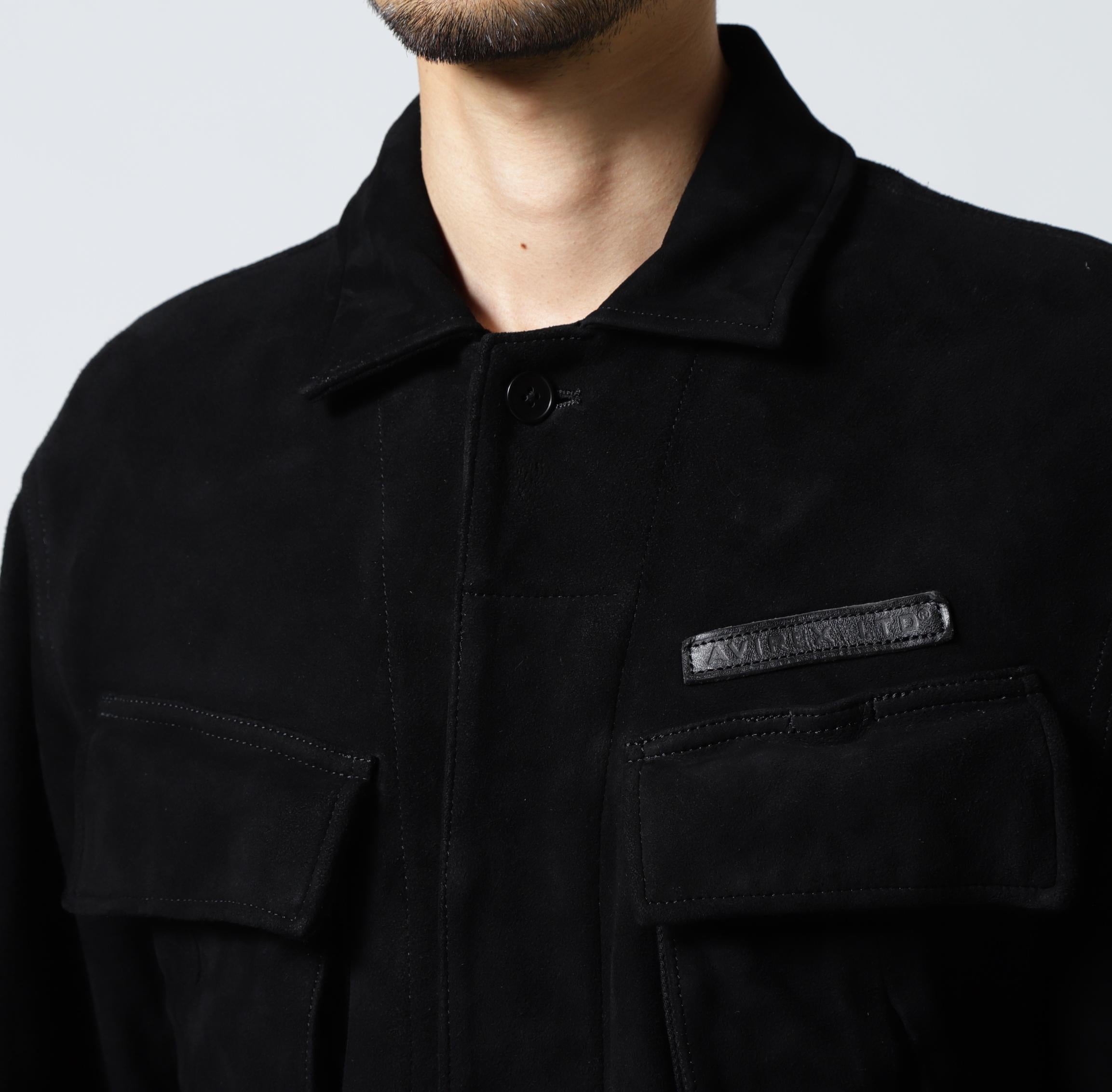 GOAT SUEDE JUNGLE FATIGUE JACKET ブラック