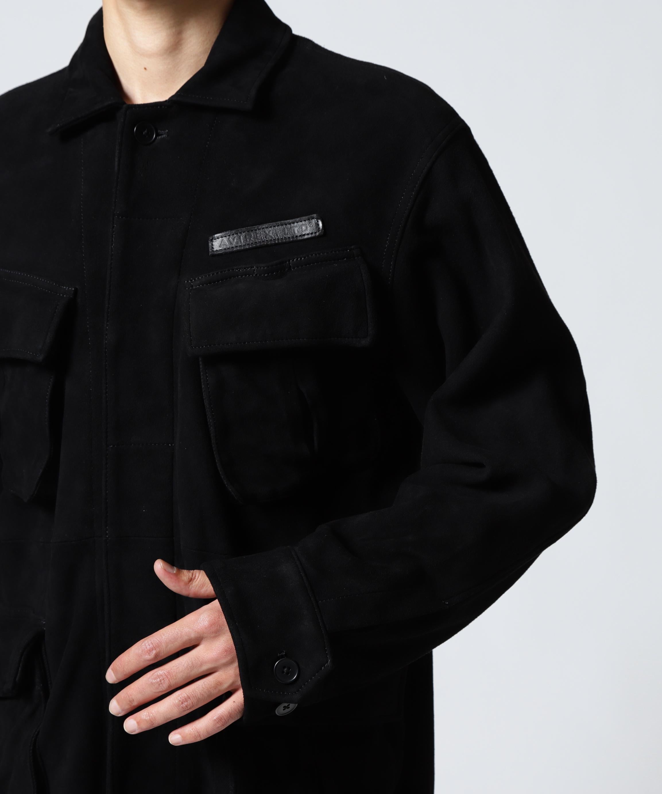 GOAT SUEDE JUNGLE FATIGUE JACKET ブラック