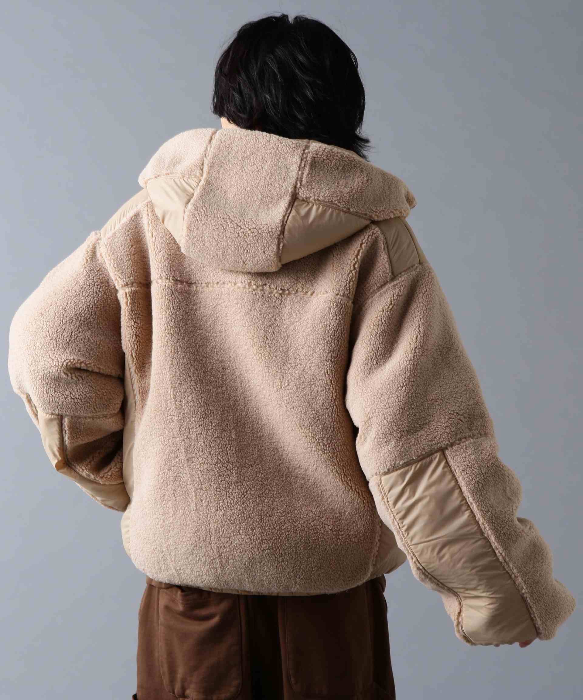 DankeSchon/ダンケシェーン/BOA NYLON BLOUSON ベージュ