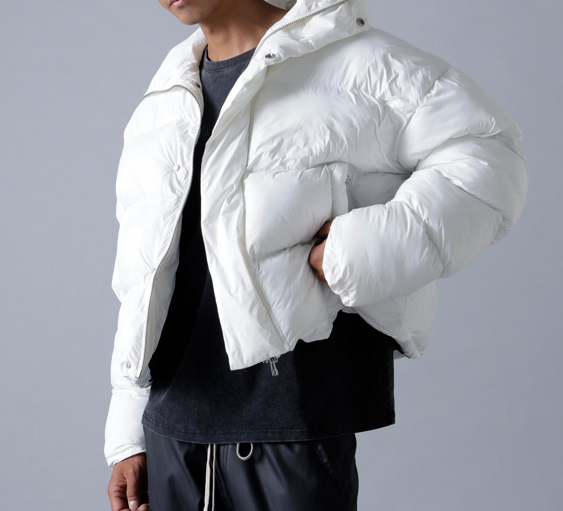 DankeSchon/ダンケシェーン/高密度NYLON HOODED BLOUSON ホワイト