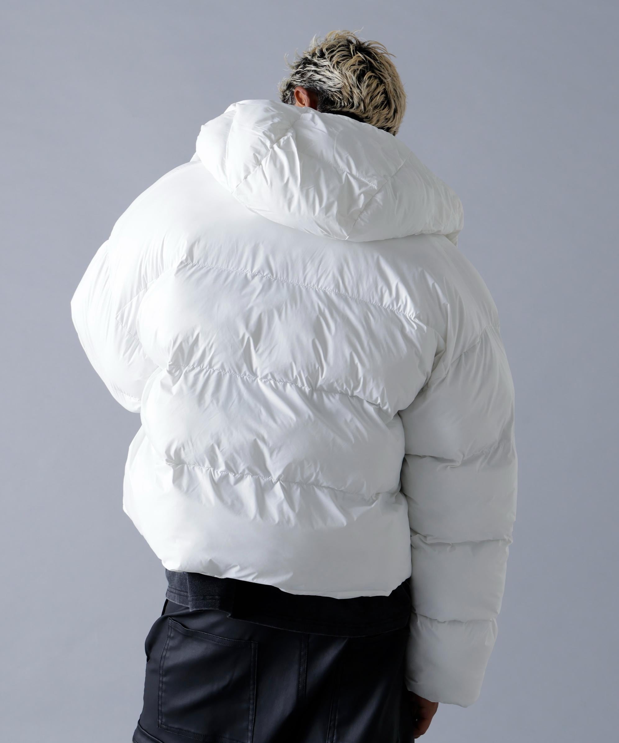 DankeSchon/ダンケシェーン/高密度NYLON HOODED BLOUSON ホワイト