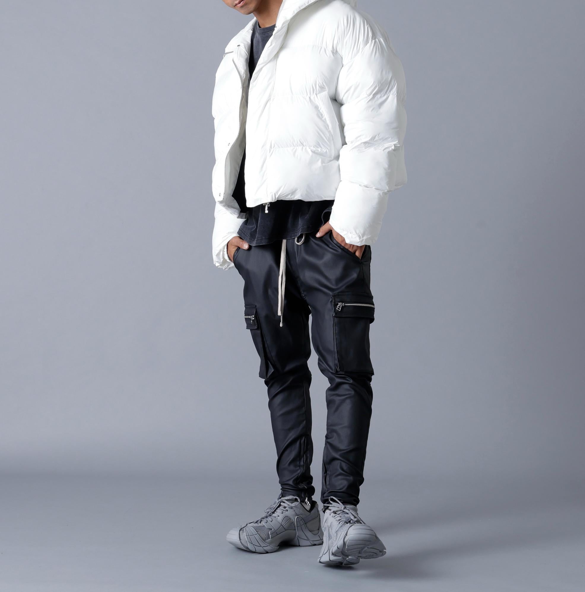DankeSchon/ダンケシェーン/高密度NYLON HOODED BLOUSON ホワイト