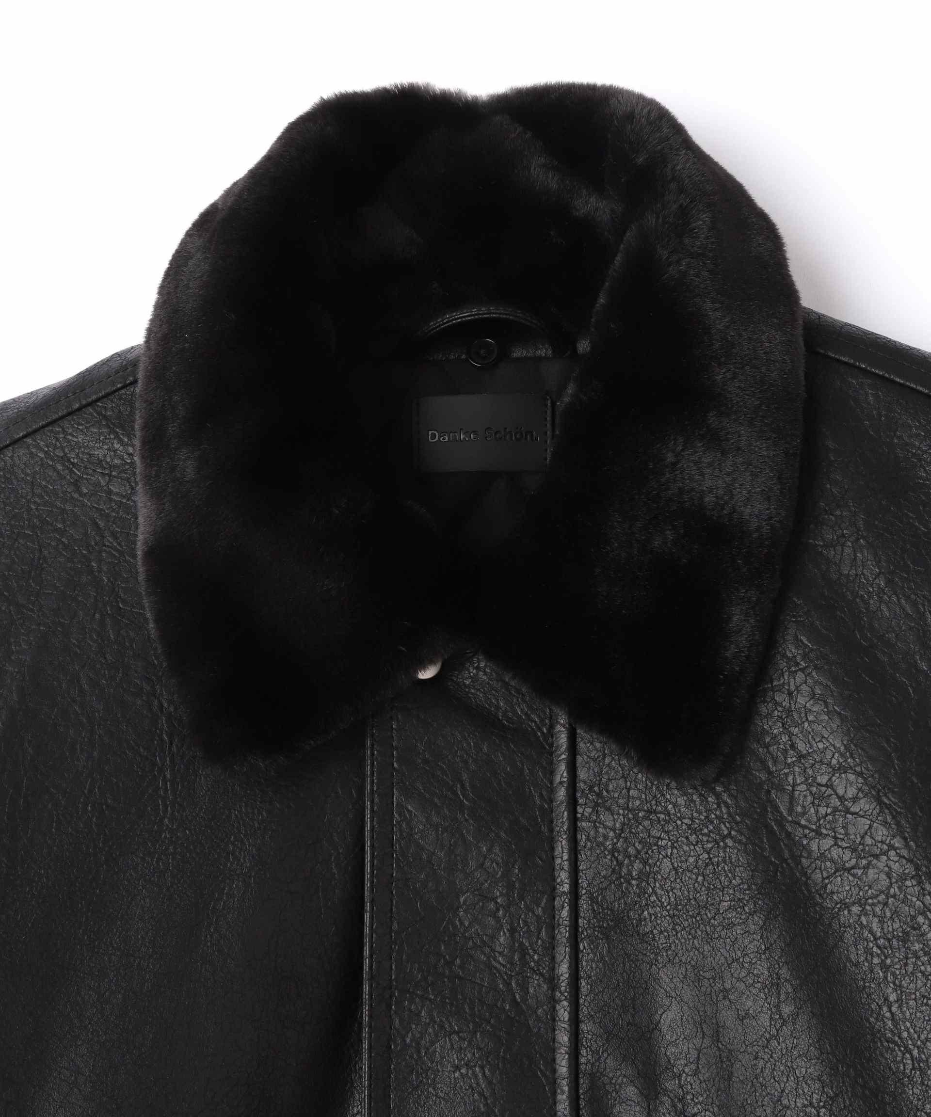 DankeSchon/ダンケシェーン/PU LEATHER A2 BLOUSON