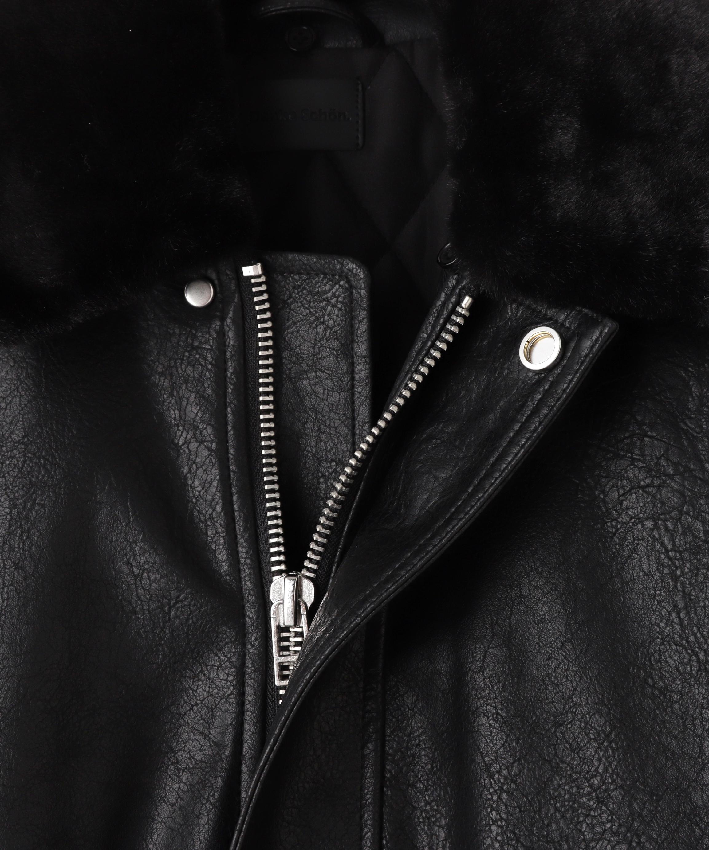 DankeSchon/ダンケシェーン/PU LEATHER A2 BLOUSON
