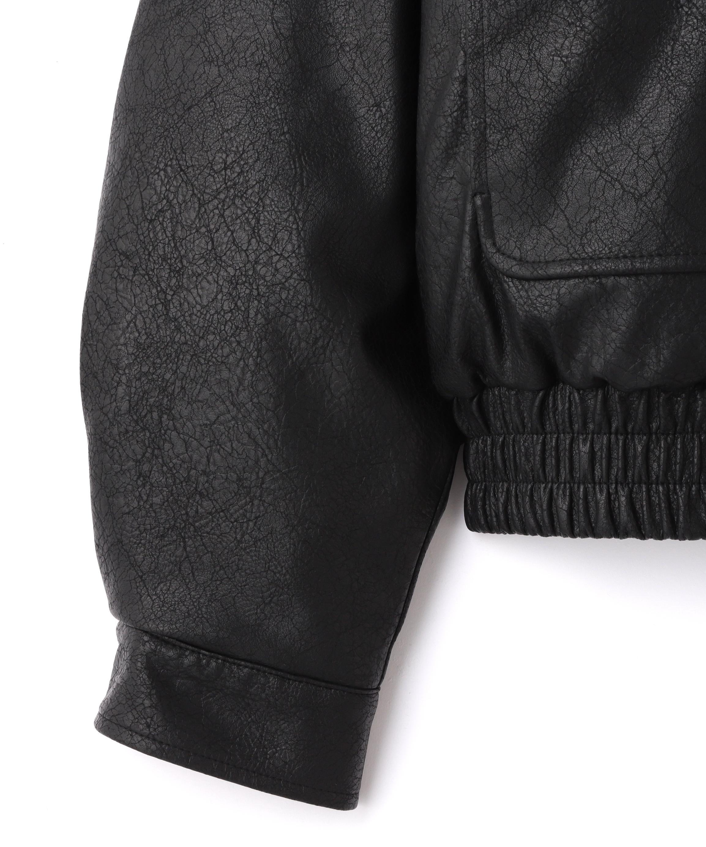 DankeSchon/ダンケシェーン/PU LEATHER A2 BLOUSON