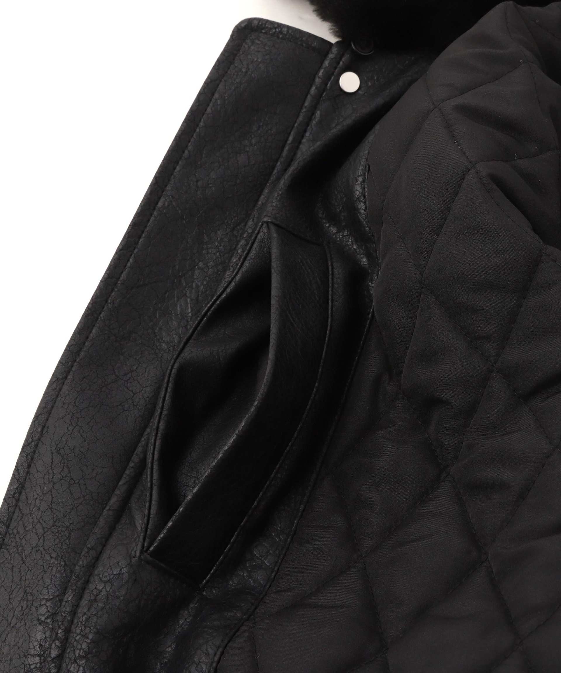 DankeSchon/ダンケシェーン/PU LEATHER A2 BLOUSON