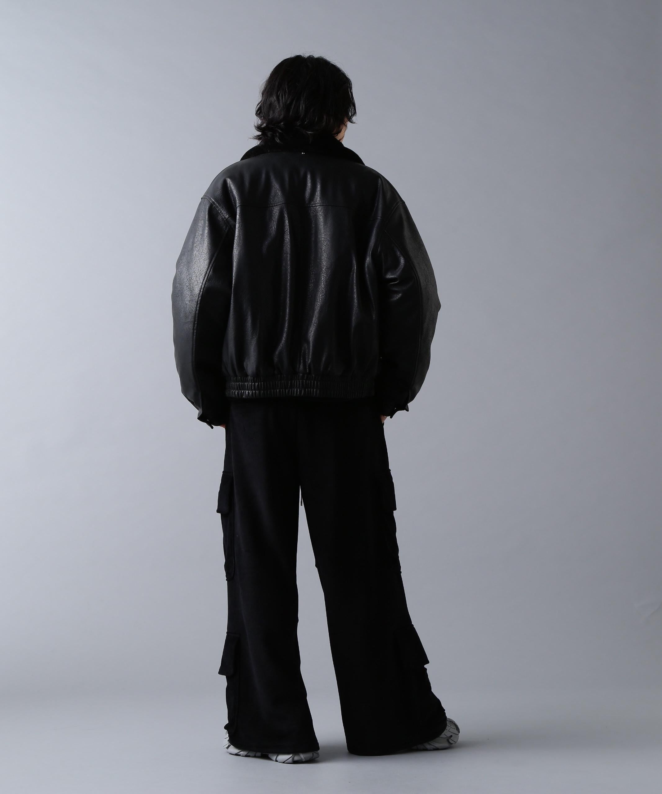 DankeSchon/ダンケシェーン/PU LEATHER A2 BLOUSON