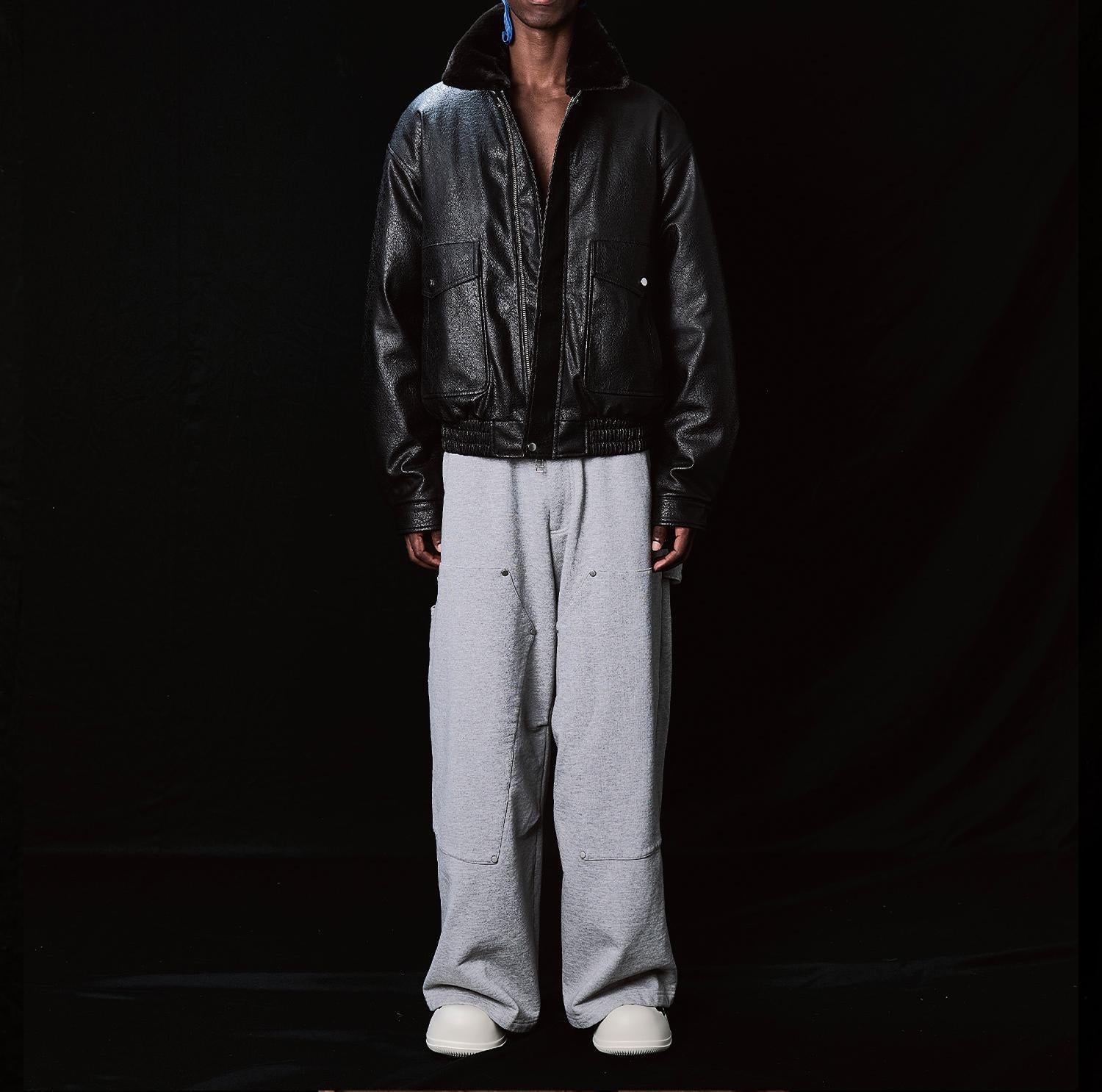 DankeSchon/ダンケシェーン/PU LEATHER A2 BLOUSON
