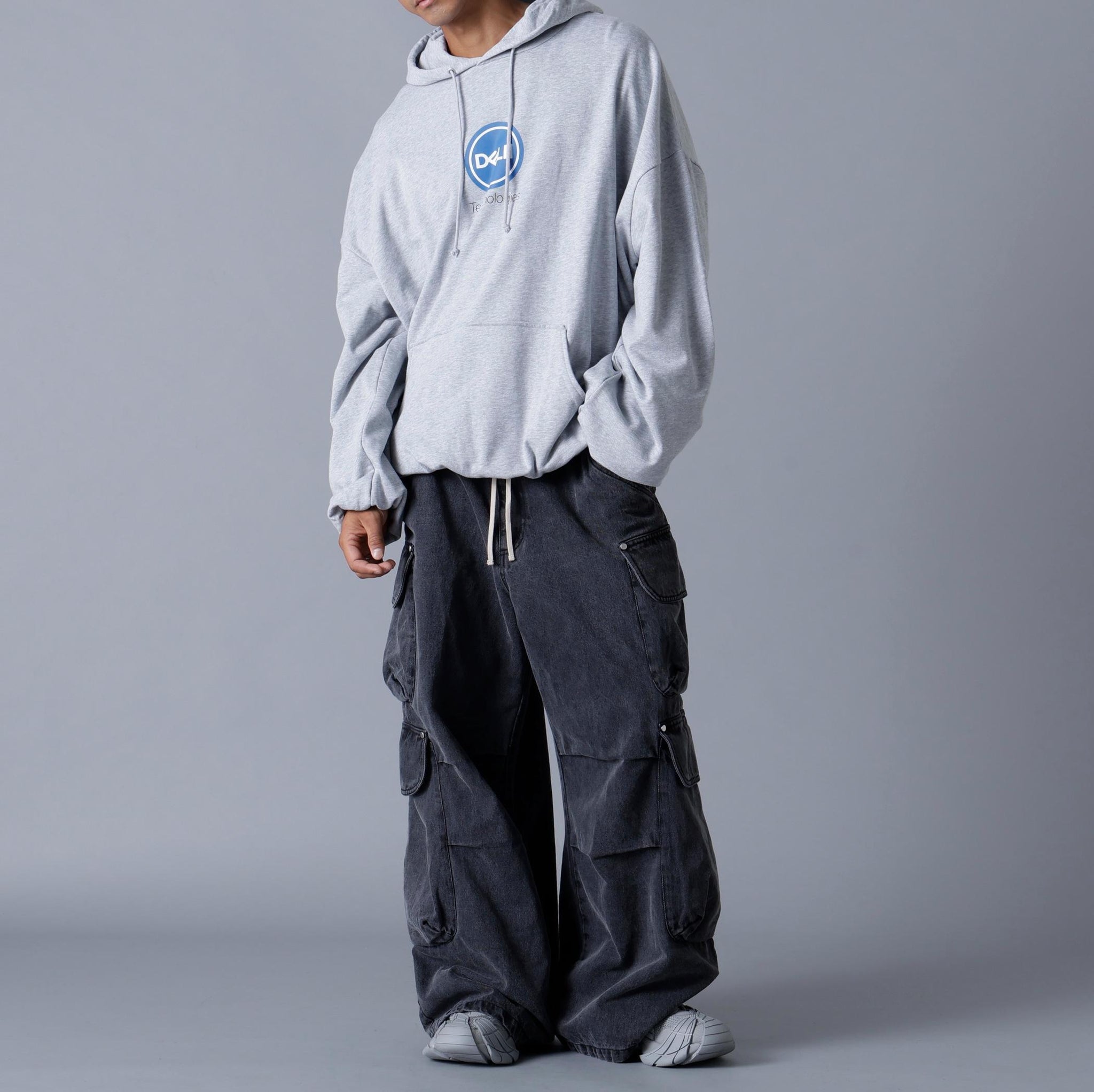 DankeSchon/ダンケシェーン/12OZ CHEMICAL DENIM CA>GO PANTS ブラック
