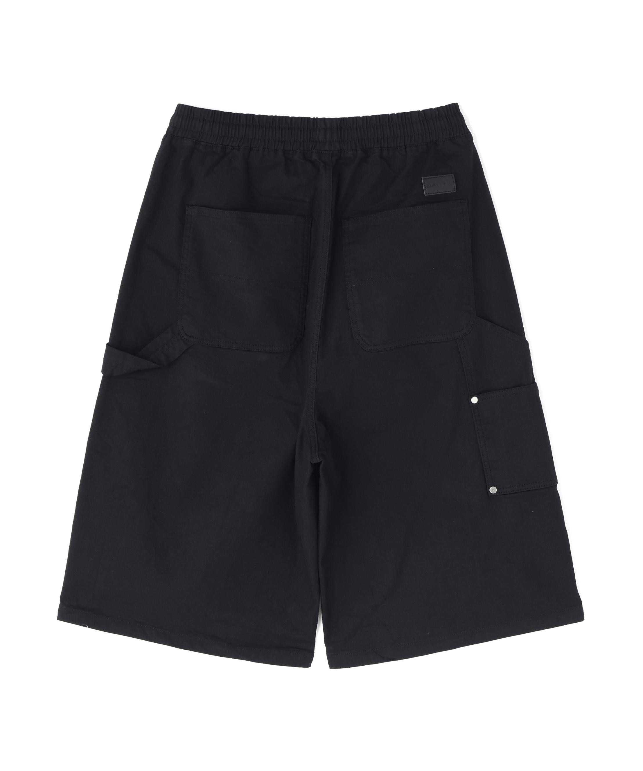 DankeSchon/ダンケシェーン/TCBLK W-KNEE SHORTS ブラック