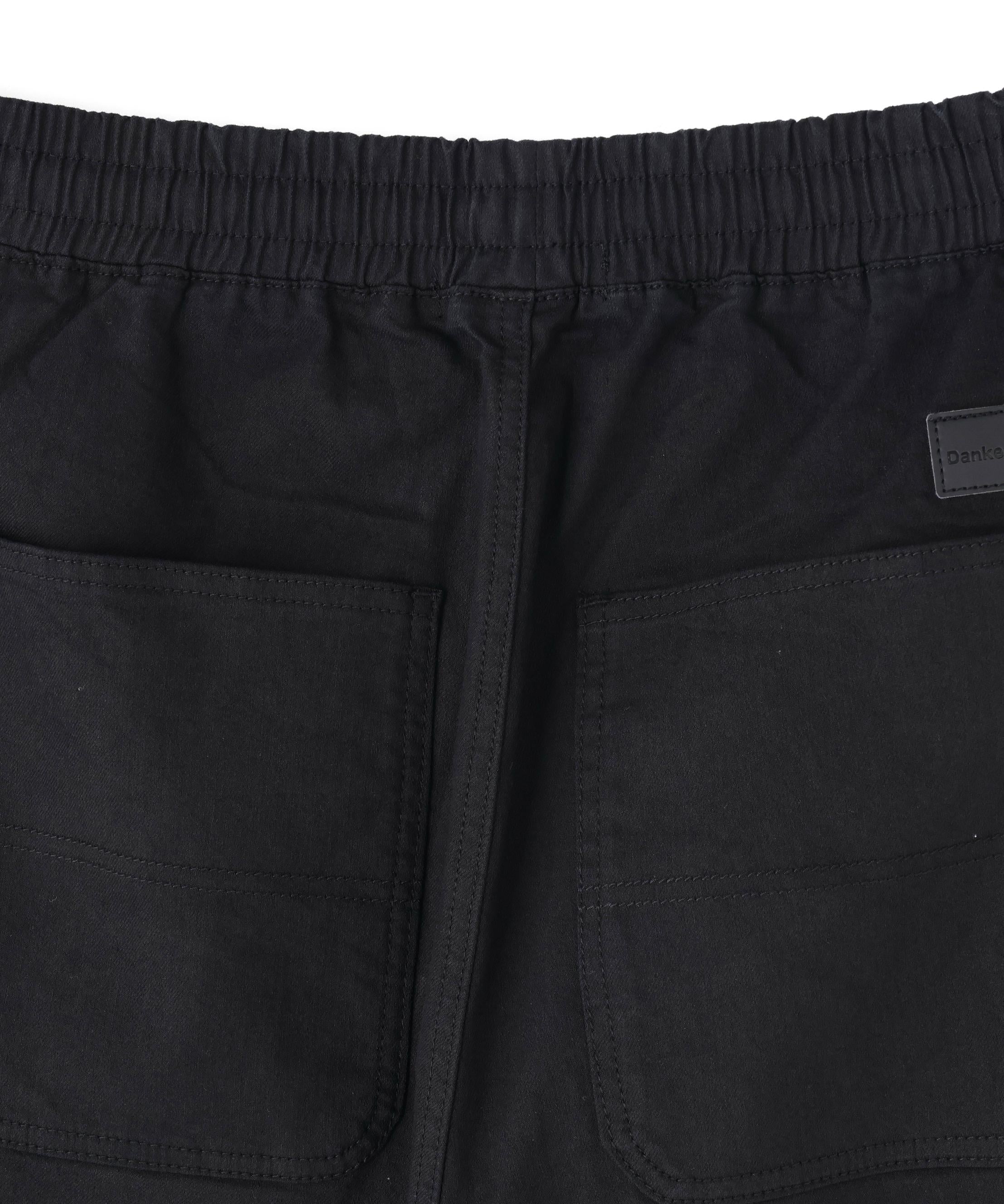 DankeSchon/ダンケシェーン/TCBLK W-KNEE SHORTS ブラック