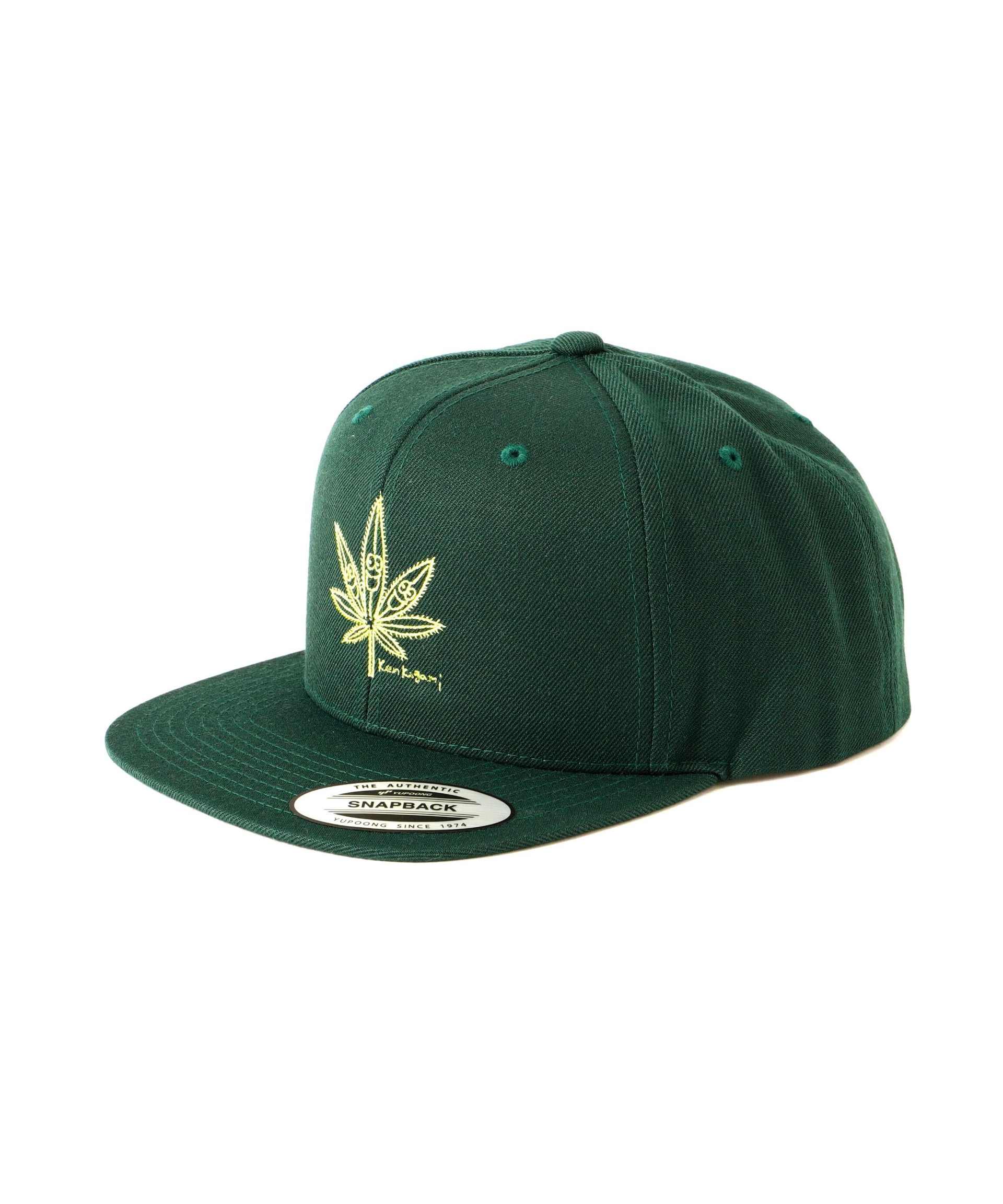 Ken Kagami×MANASTASH/コラボキャップ/KEN'S CAP HEMP KUN ダークグリーン