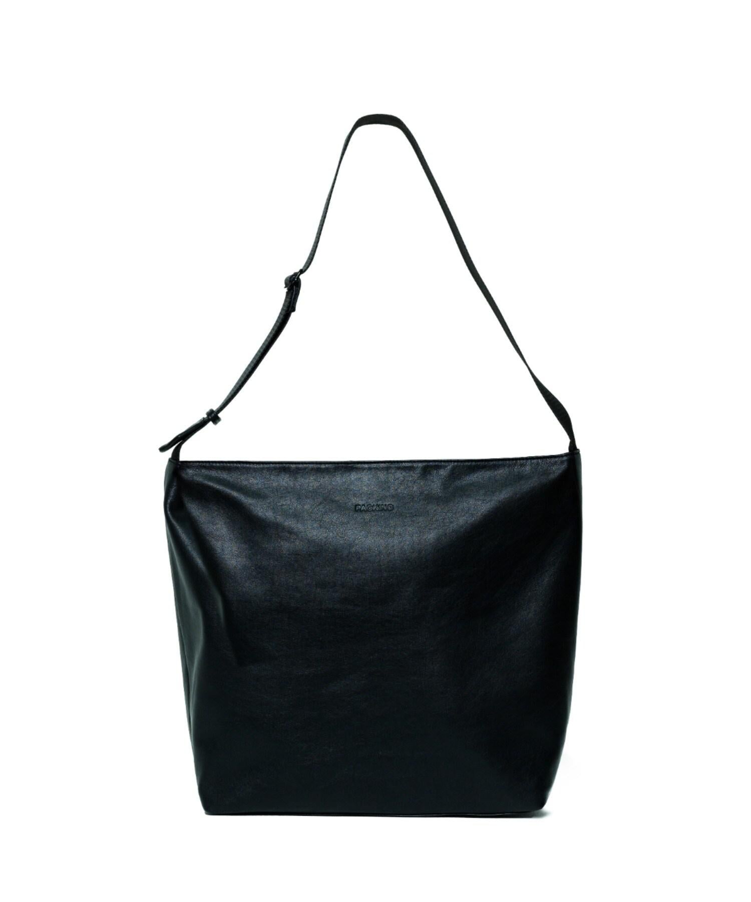 PACKING/パッキング/LEATHE> MESSENGE>/レザーメッセンジャー/PA-043 ブラック
