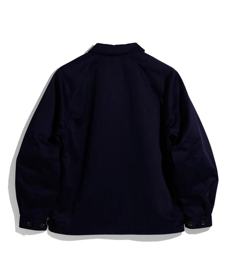 FOUNDOUR/ファウンダ/T/C TWILL ZIP UP BLOUSON ネイビー