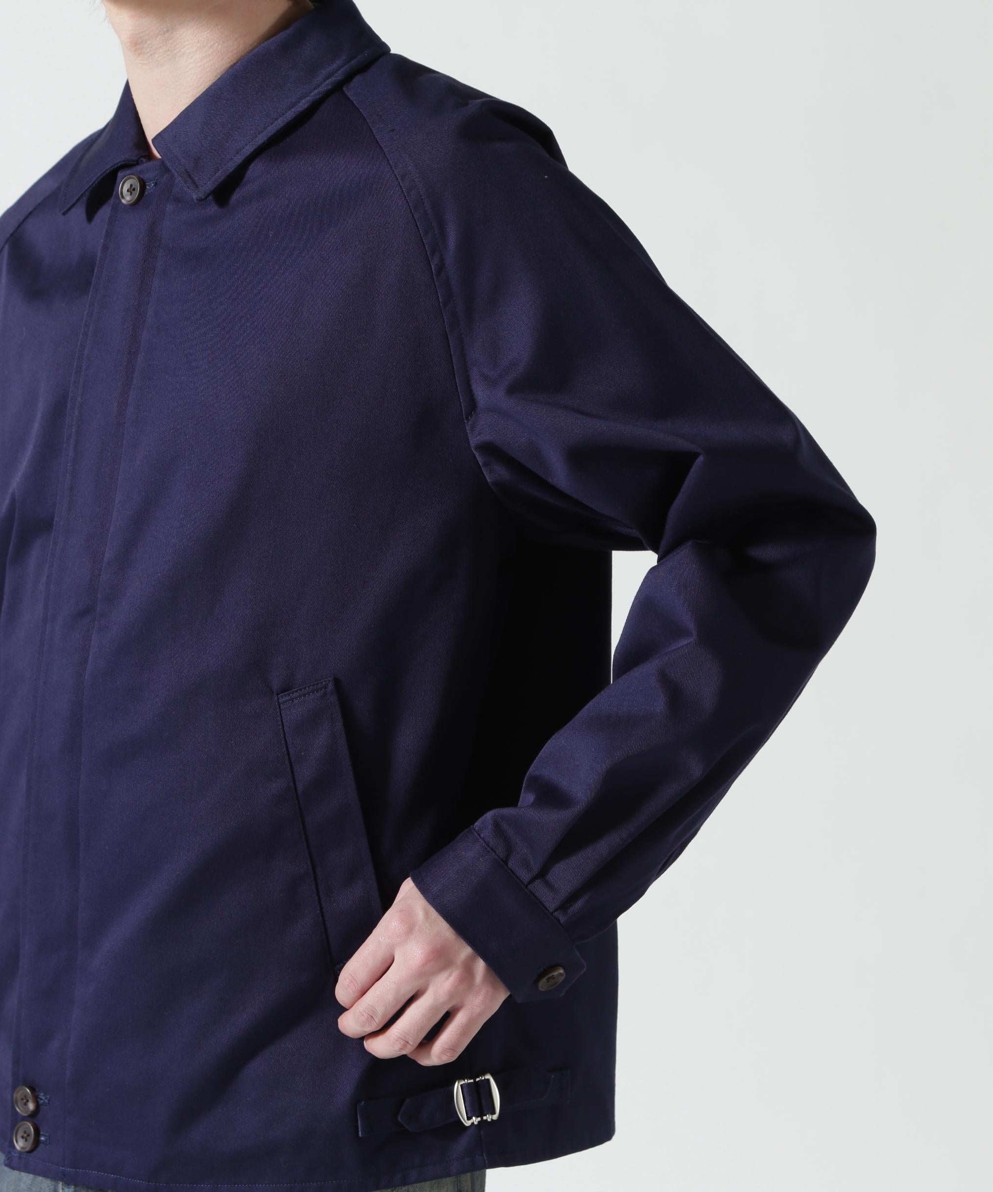 FOUNDOUR/ファウンダ/T/C TWILL ZIP UP BLOUSON ネイビー