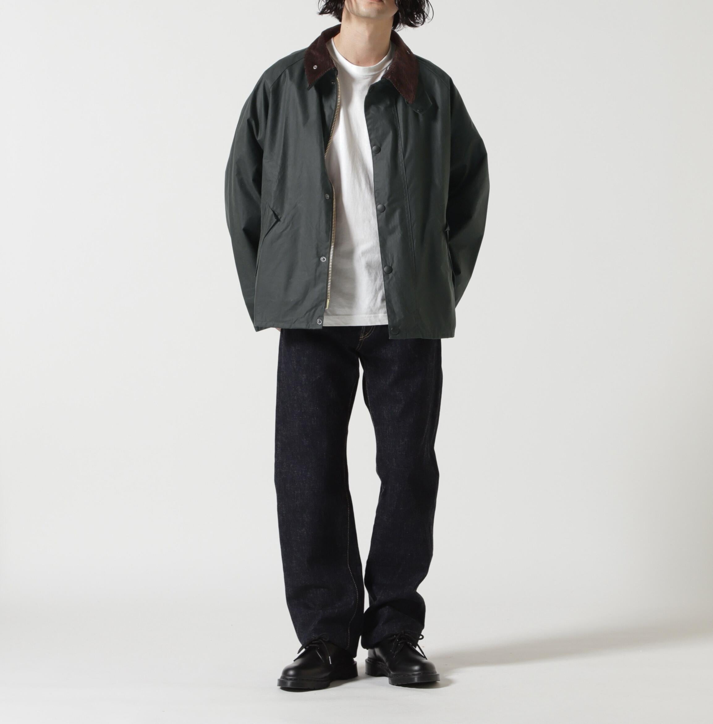 Barbour TRANSPORT WAX グレー 40 OS Transport Wax Jacket Grey by Barbour | Men | WP Store