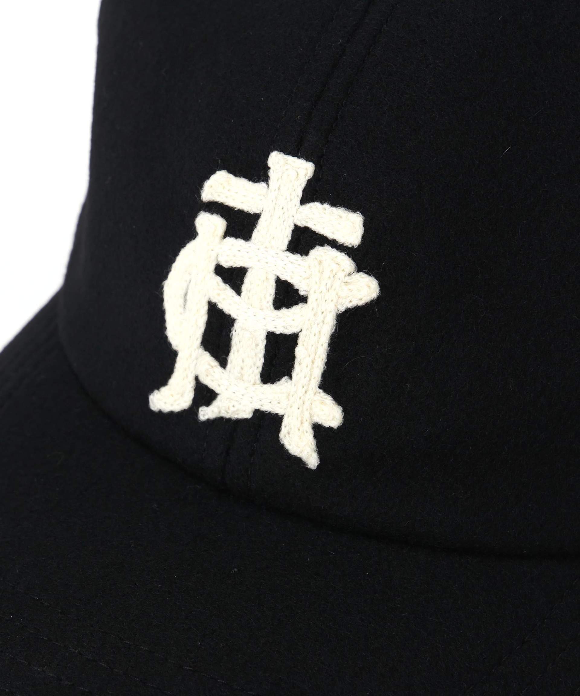 CPH/シーピーエイチ/6 PANEL CAP/WOOL CPH EMB ブラック