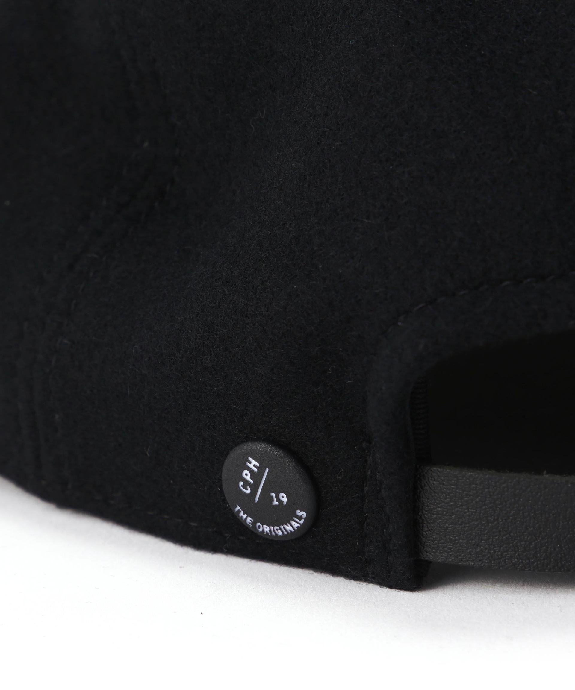 CPH/シーピーエイチ/6 PANEL CAP/WOOL CPH EMB ブラック