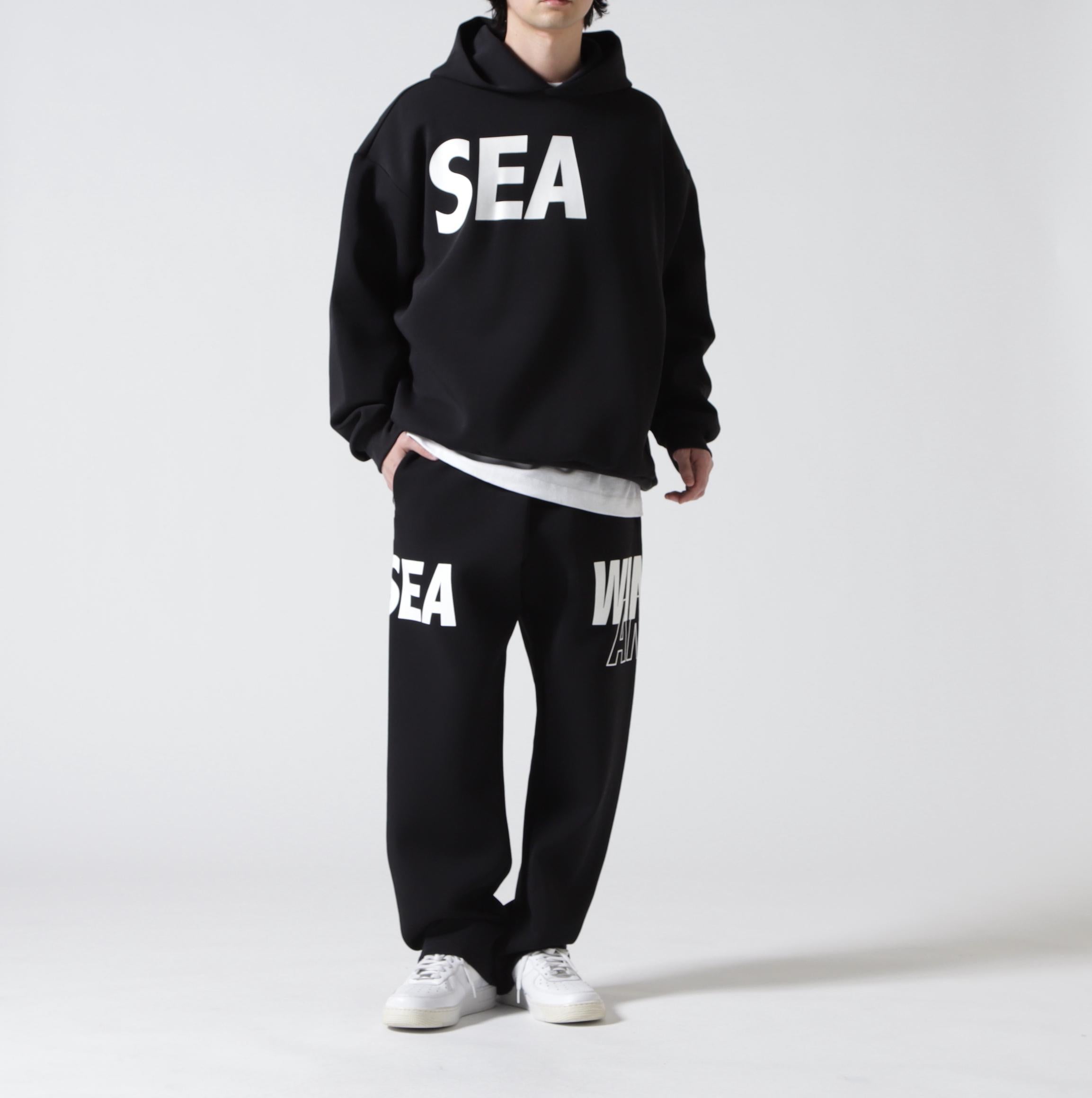 WIND AND SEA（ウィンダンシー）Loose Fit Wide Pants ブラック