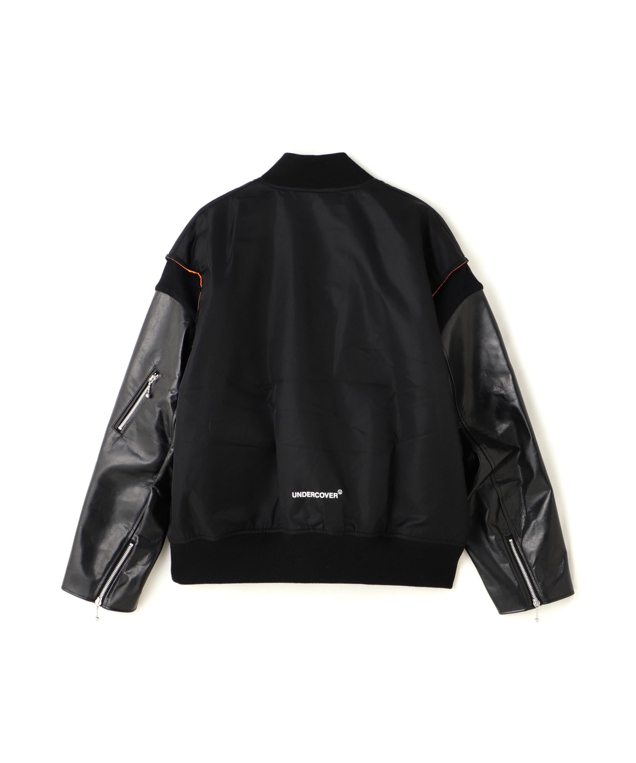 UNDERCOVER/Undercover/Sleeve Leather MA-1/UC2D9205