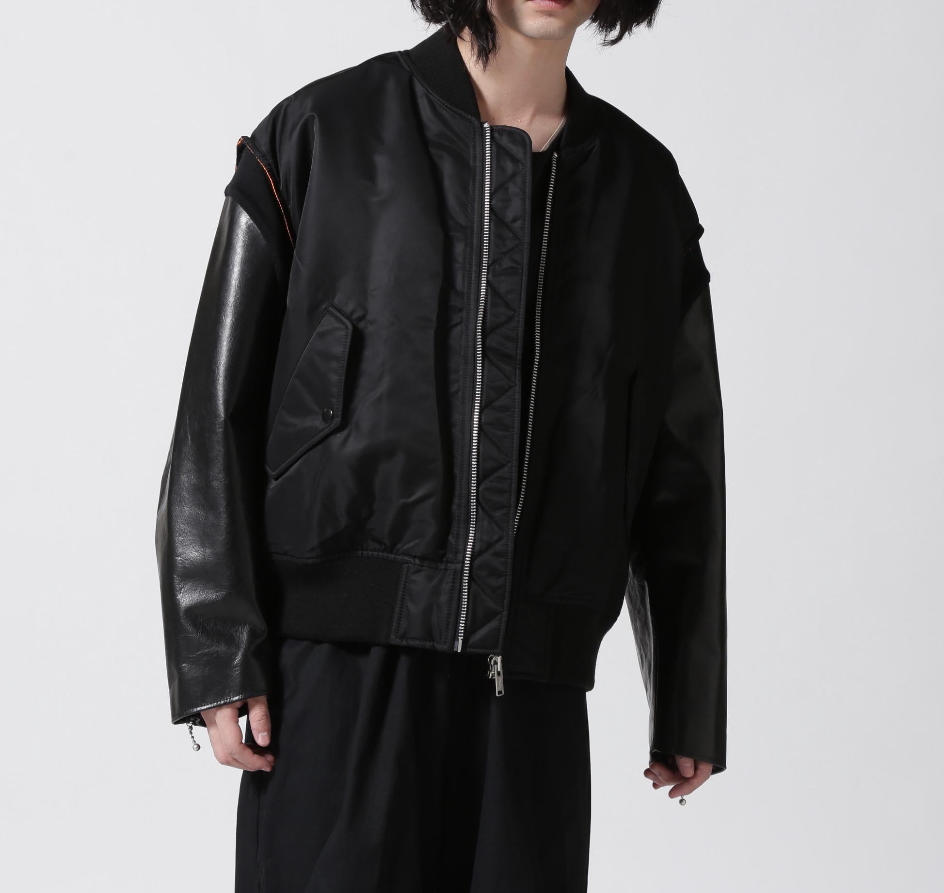 ジャケット・アウター UNDERCOVER MEN UC2D9205 UNDERCOVER/Undercover/Sleeve Leather MA-1/UC2D9205