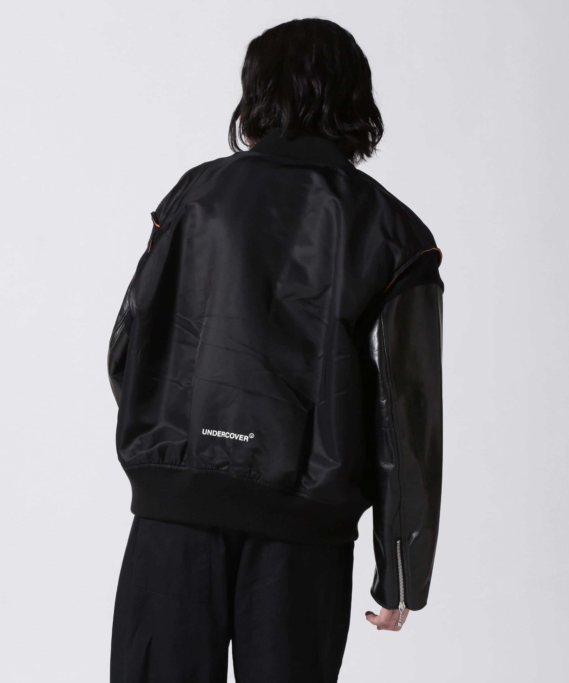 UNDERCOVER/Undercover/Sleeve Leather MA-1/UC2D9205