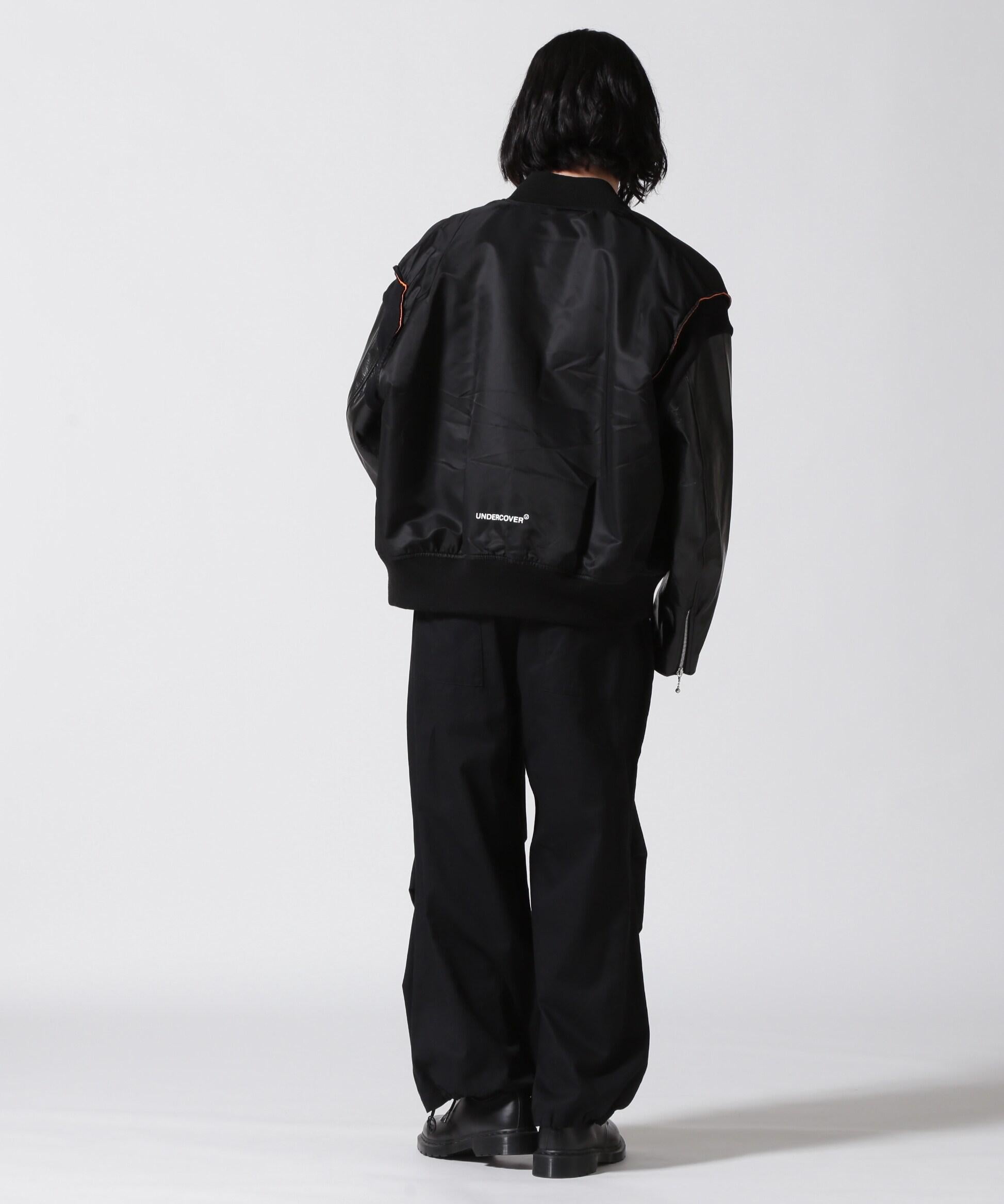 UNDERCOVER/Undercover/Sleeve Leather MA-1/UC2D9205