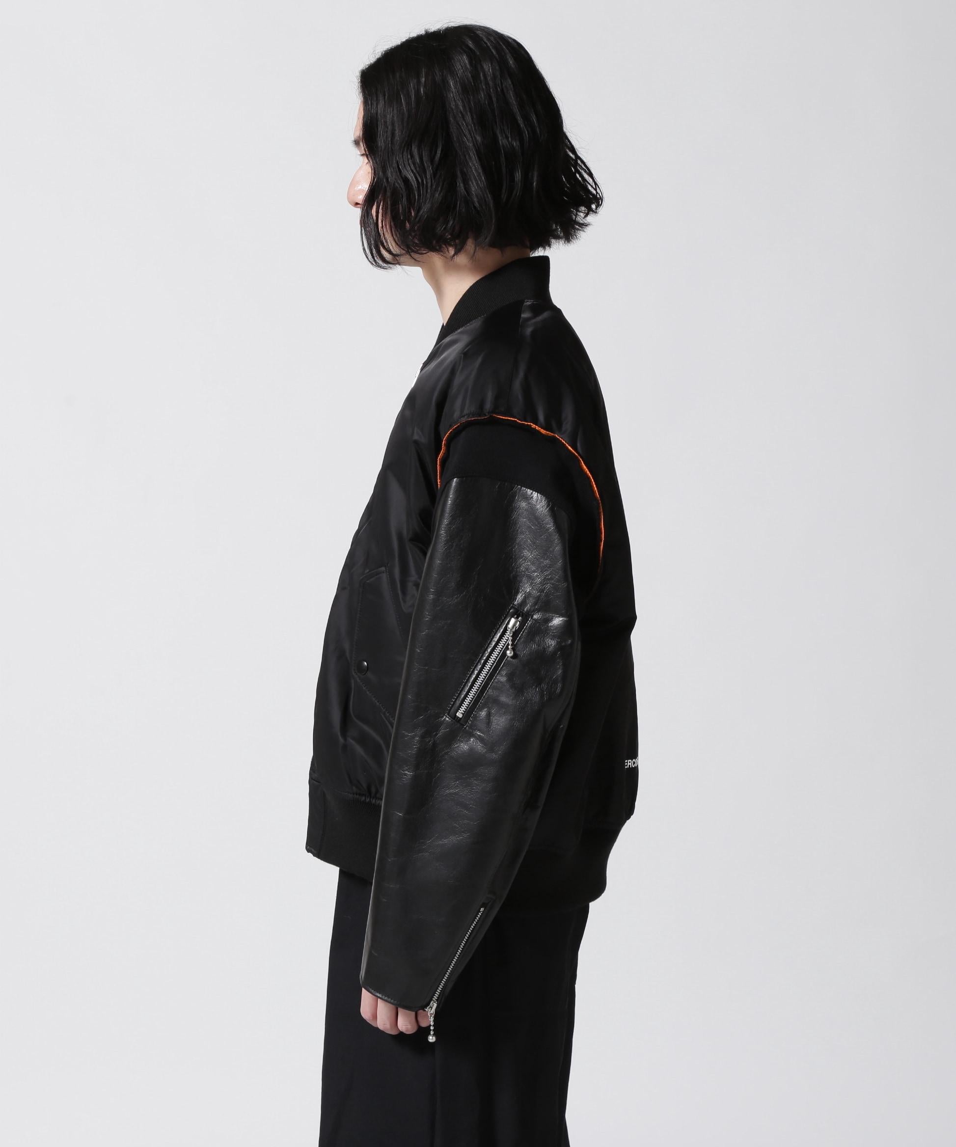 UNDERCOVER/Undercover/Sleeve Leather MA-1/UC2D9205