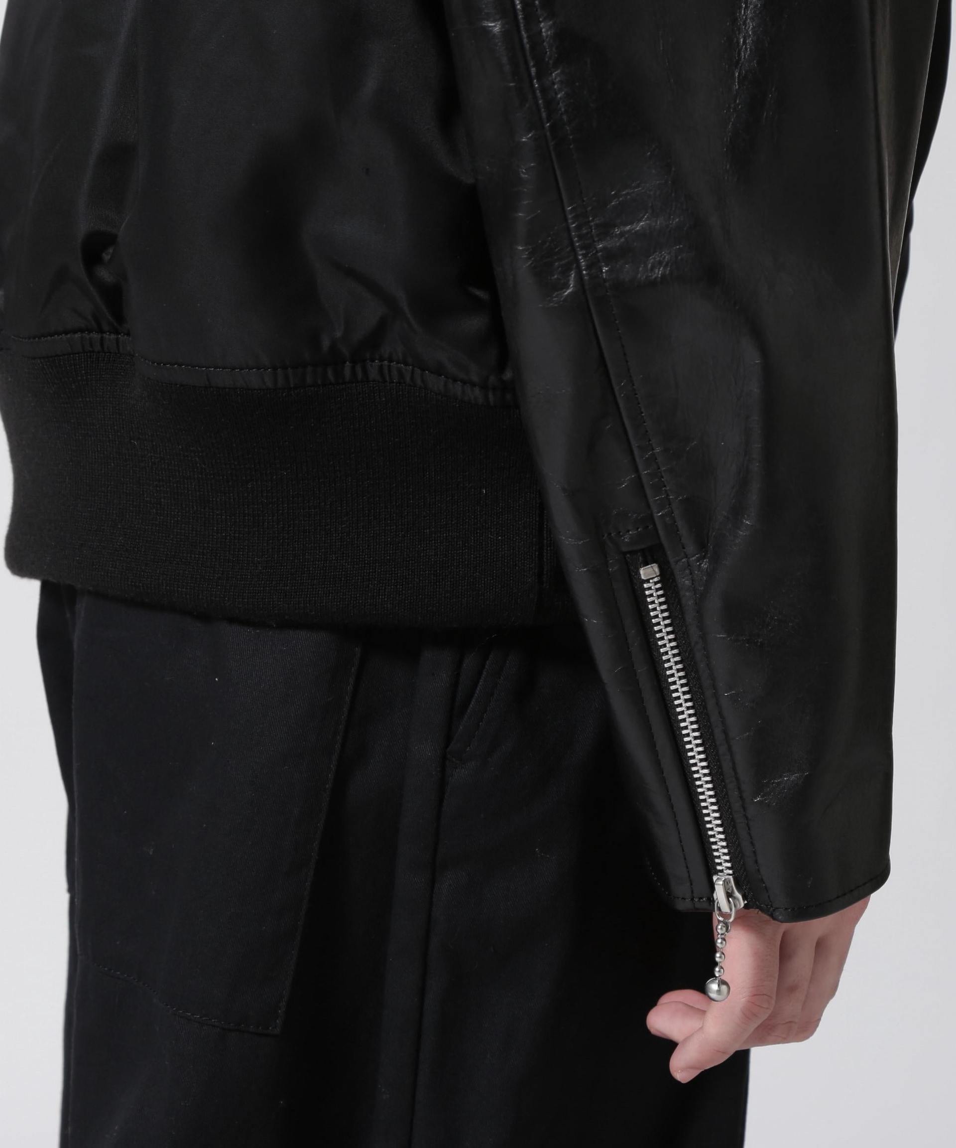 UNDERCOVER/Undercover/Sleeve Leather MA-1/UC2D9205