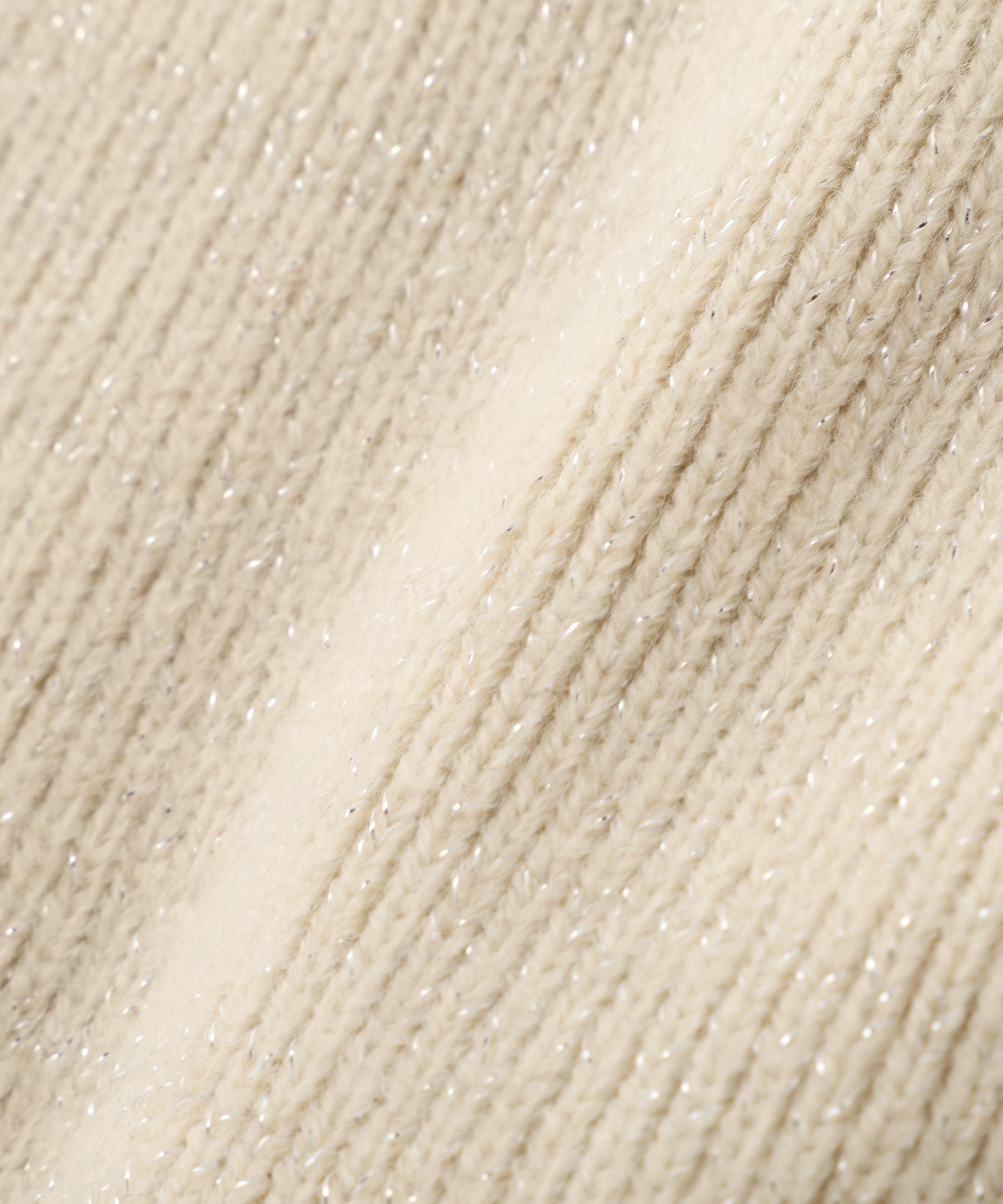 ダブルジップキャンディスリーブカーディガン オフ