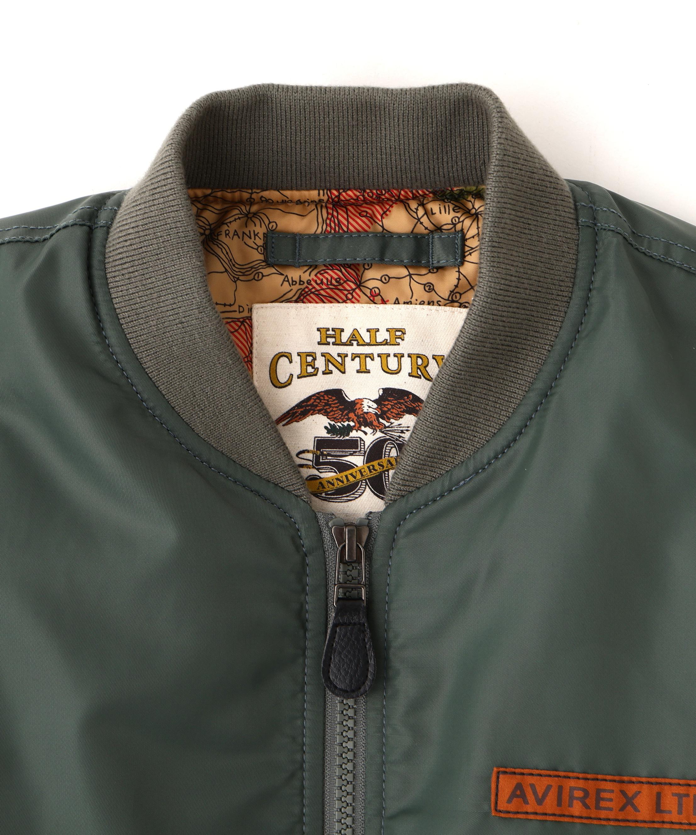 《KIDS/50th Anniversary》MA-1 SIGNATURE BIG LOGO セージ1