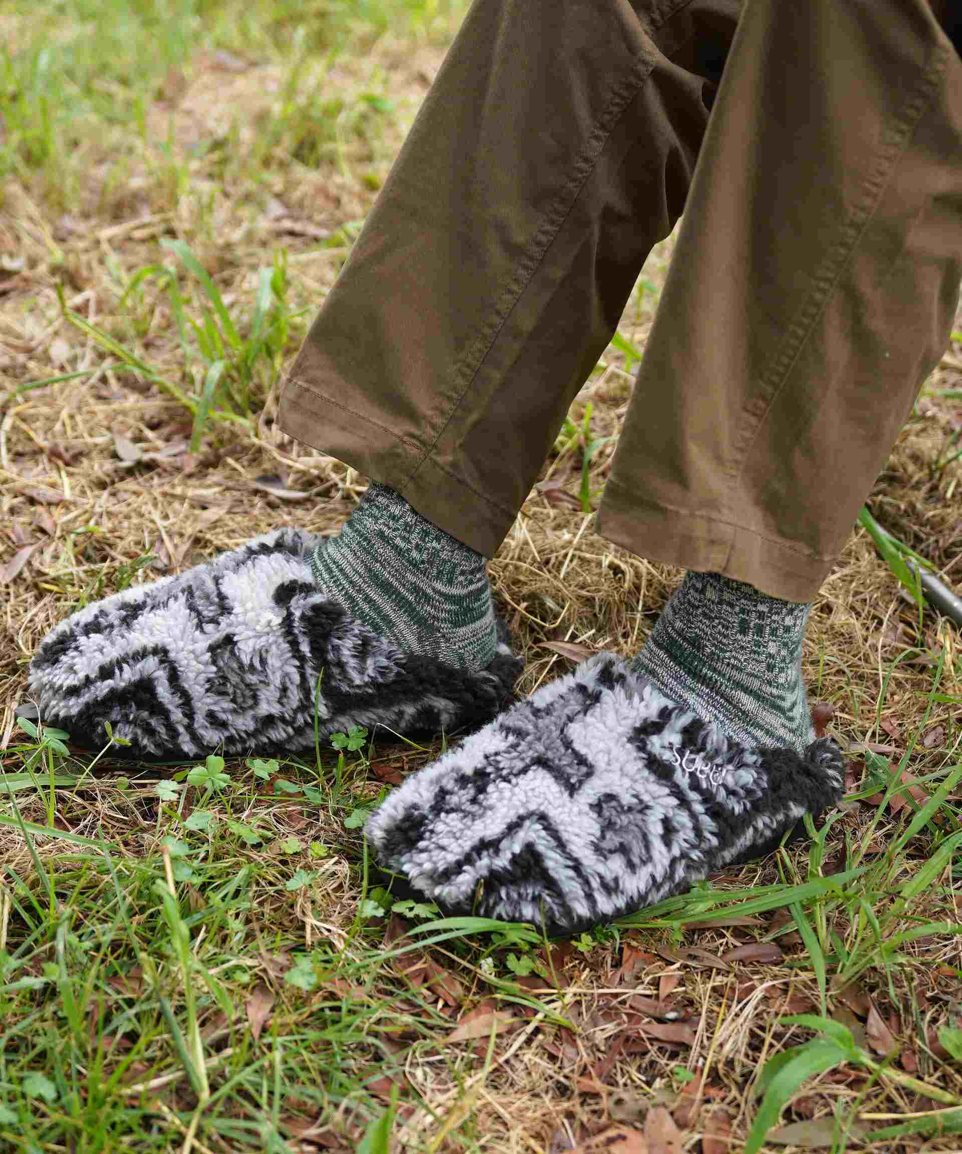 SURU×MANASTASH /スブ×マナスタッシュ/CHIMAYO FLEECE SANDAL ブラック