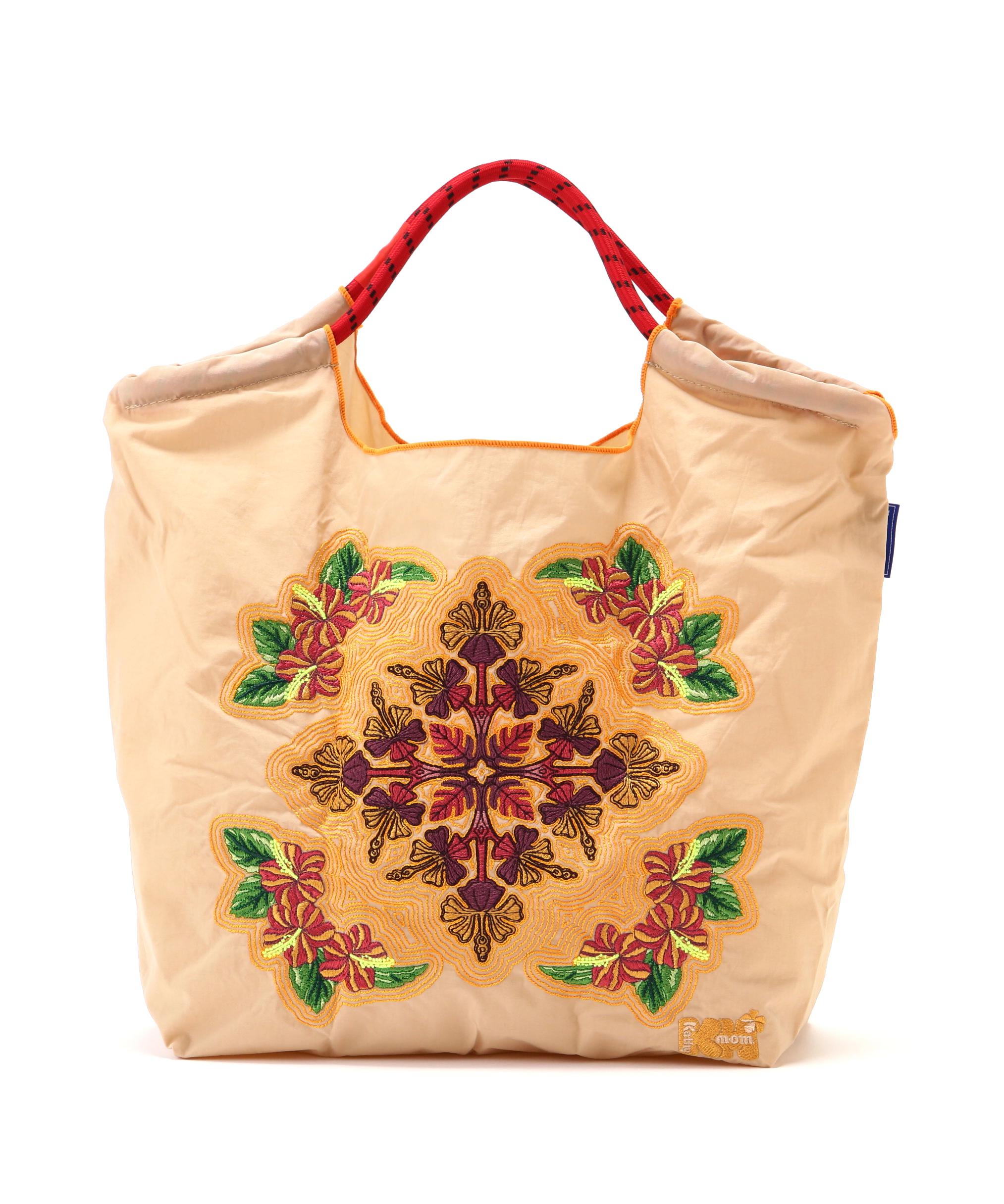 Rall&Chain<ボールアンドチェーン Hawaiian quilts hiiscus/Mサイズ ベージュ