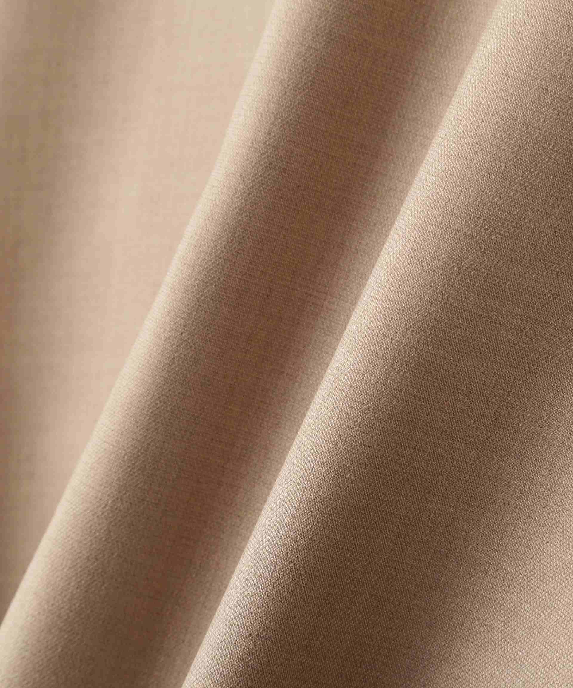 梳毛調合繊ショートジャケット モカ