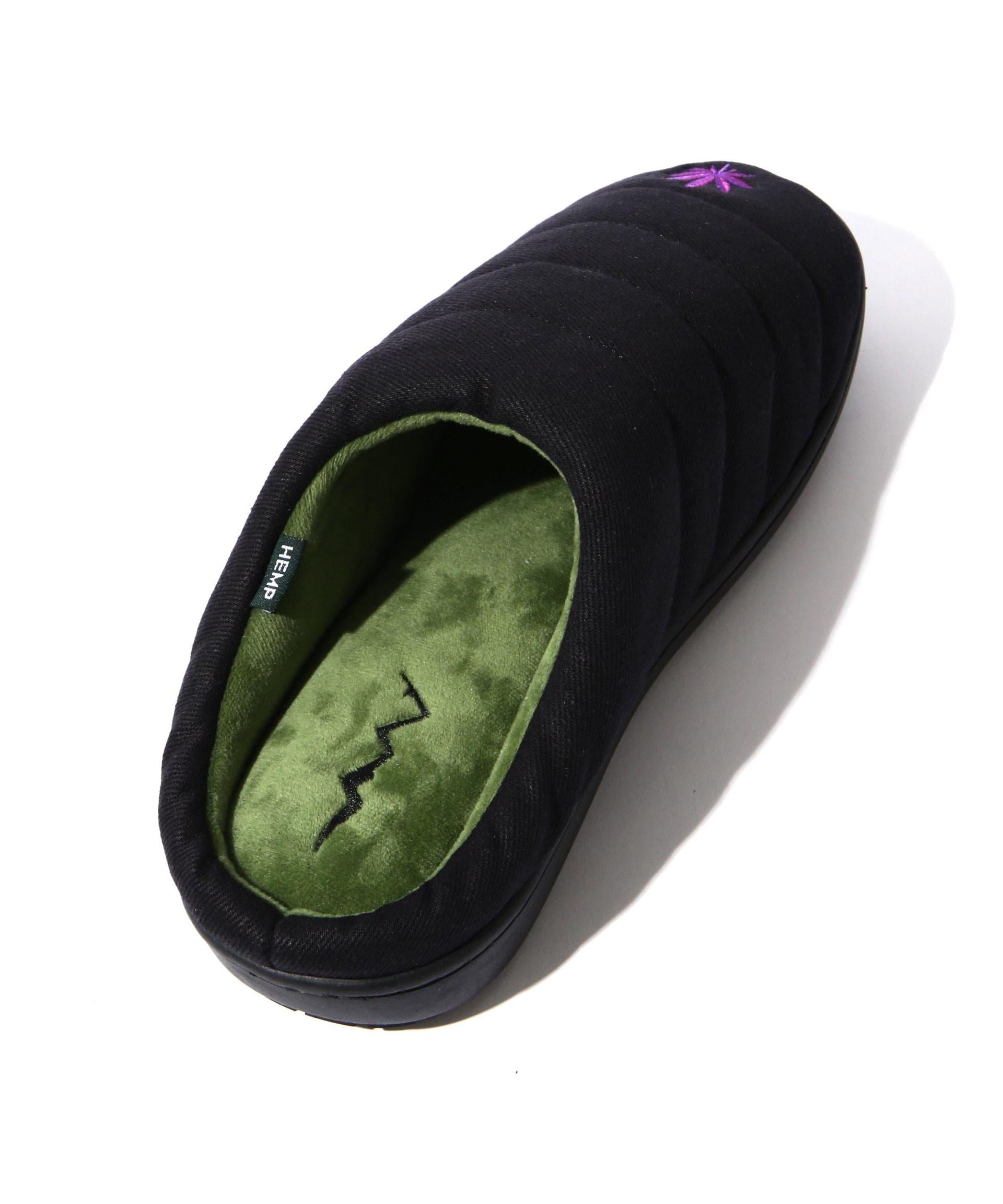 SURU x MANASTASH/HEMP TWILL EMR SANDAL ブラック