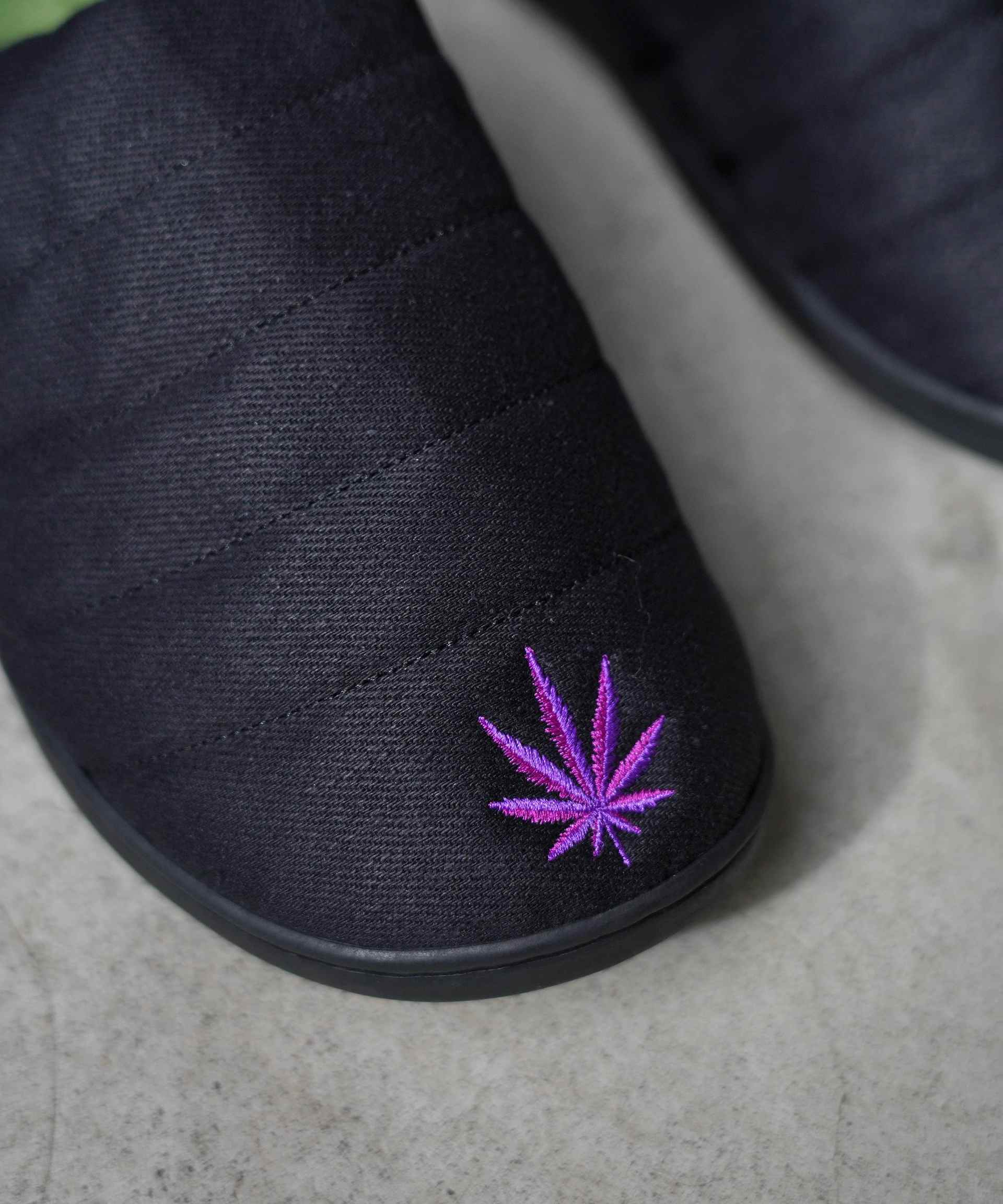 SURU x MANASTASH/HEMP TWILL EMR SANDAL ブラック