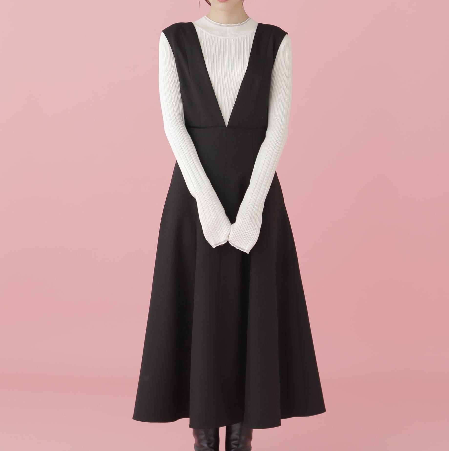 パイピングラメツィードジャンスカ ブラック