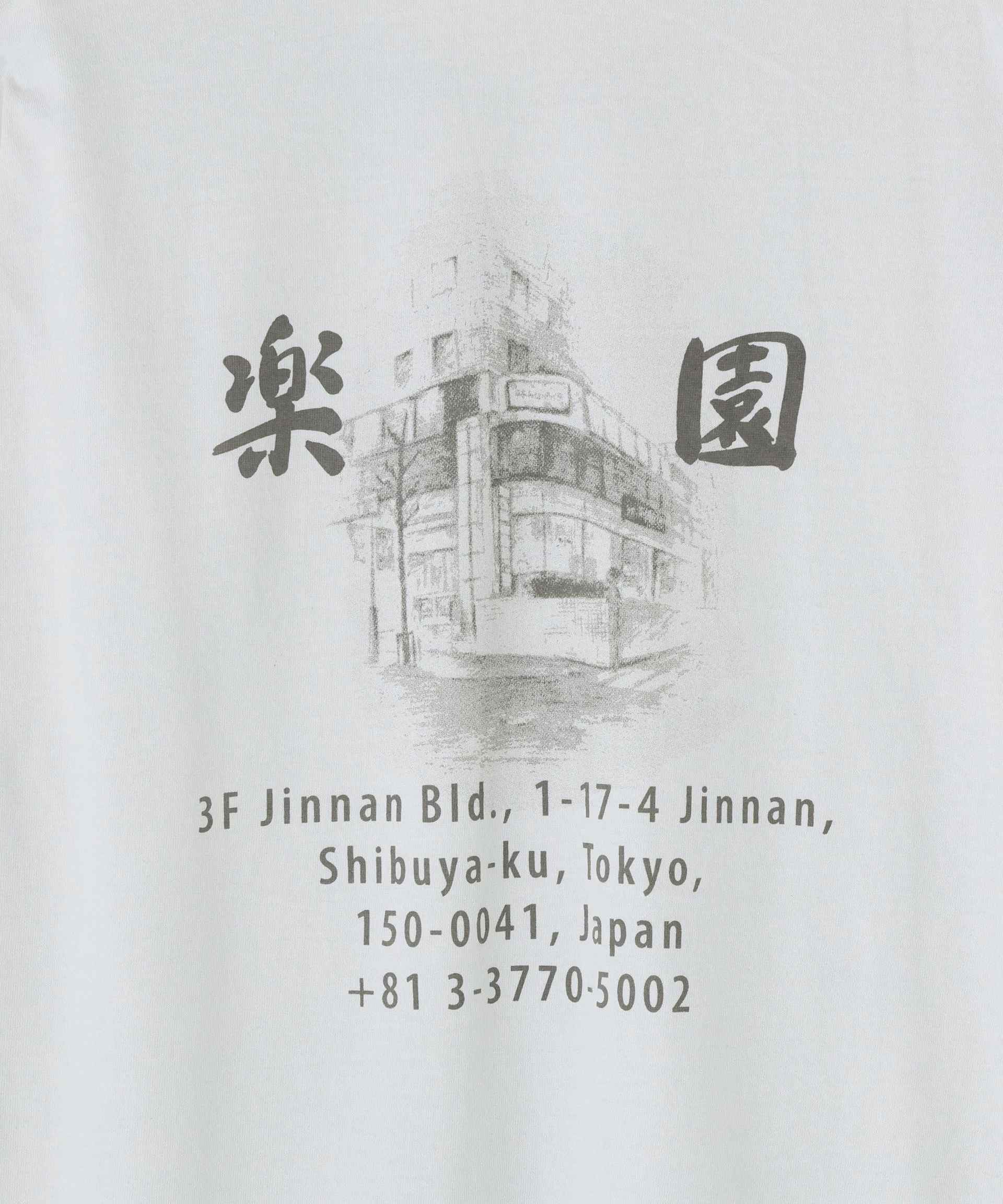 ANCELLM×GA>DEN/アンセルム/別注 SOUVENI> T-SHI>T ”楽園” ホワイト