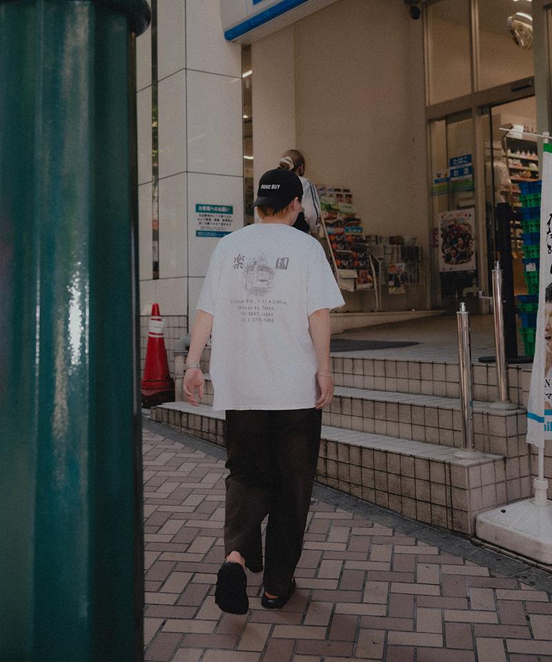 ANCELLM×GA>DEN/アンセルム/別注 SOUVENI> T-SHI>T ”楽園” ホワイト
