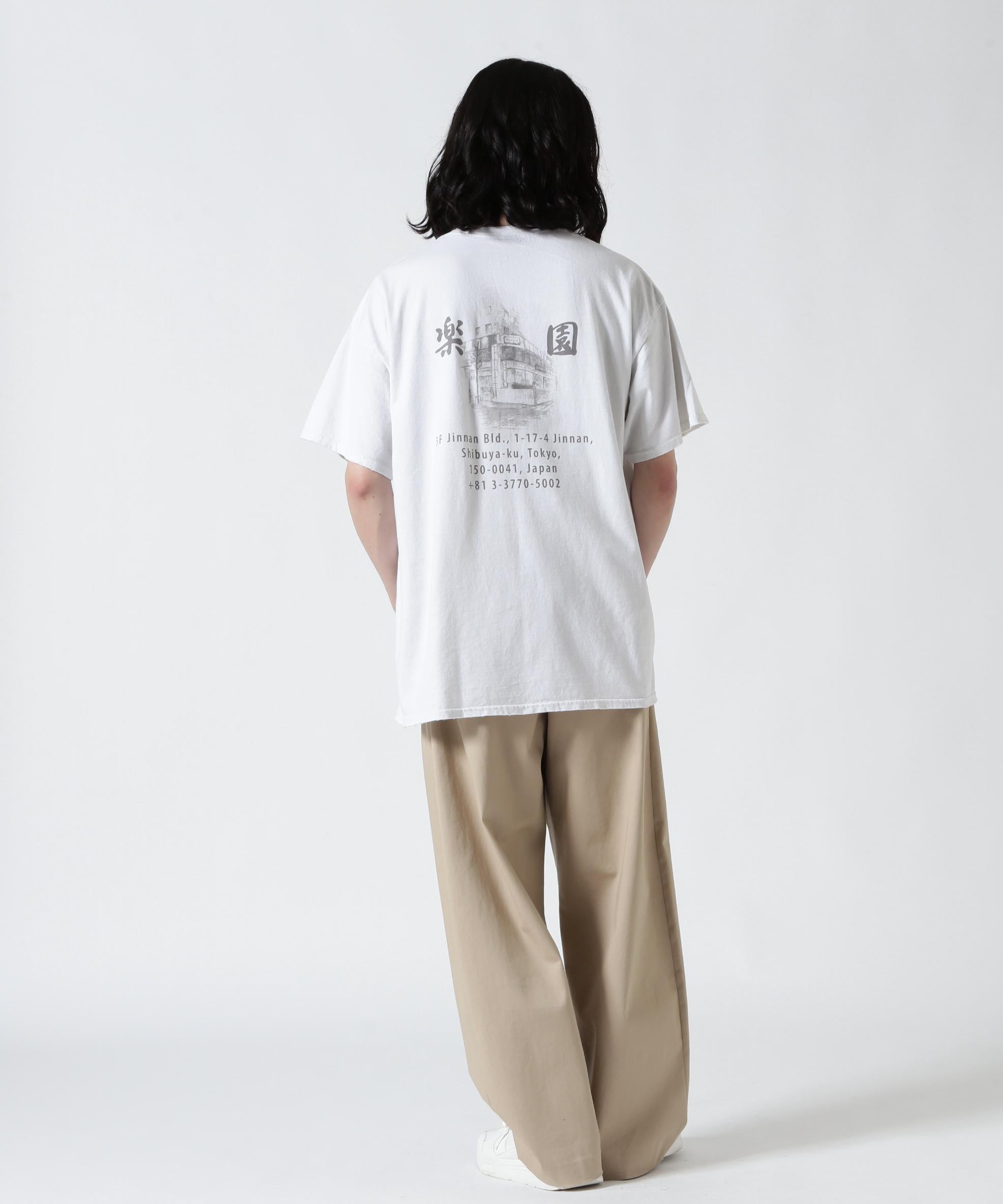 ANCELLM×GA>DEN/アンセルム/別注 SOUVENI> T-SHI>T ”楽園” ホワイト
