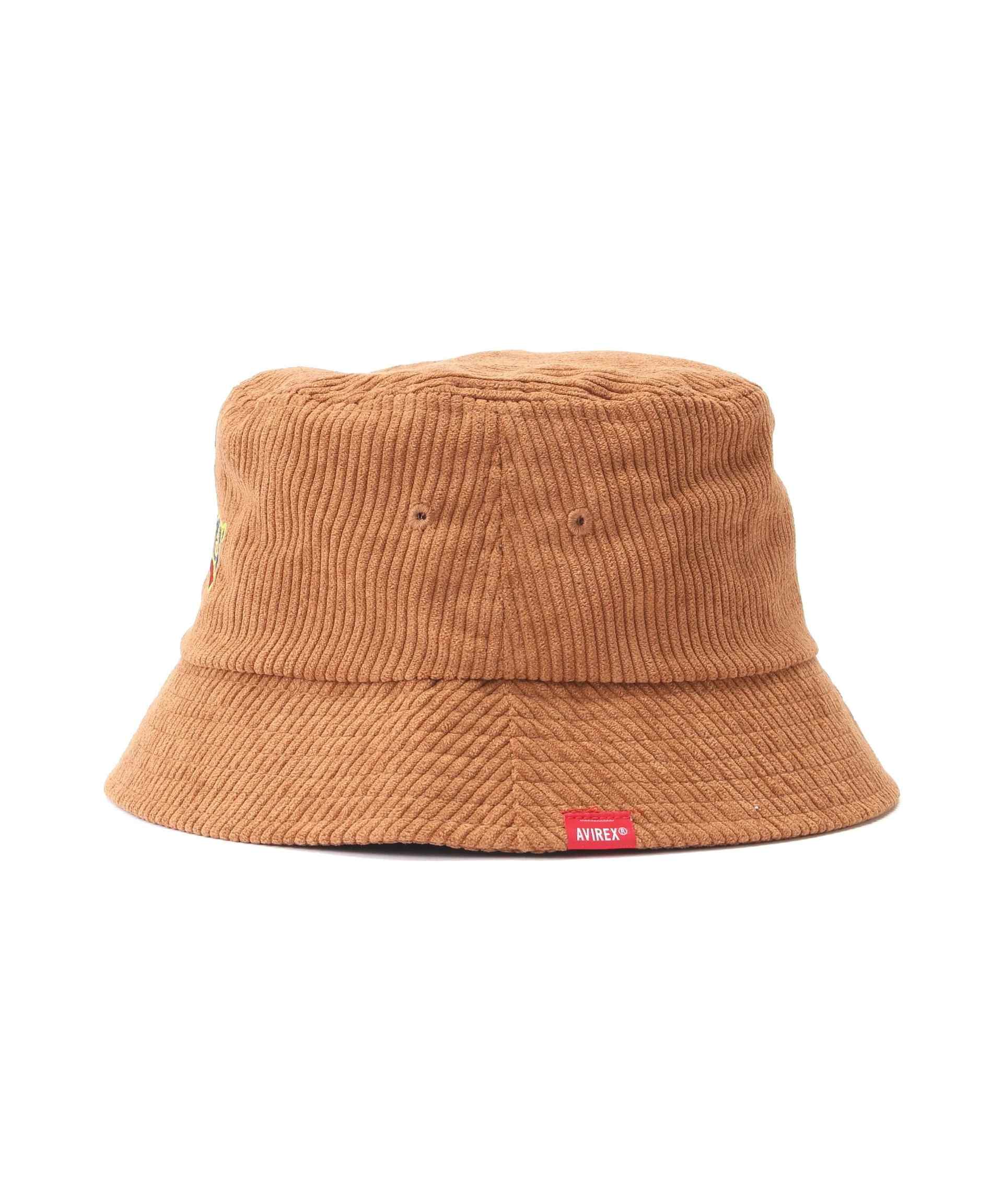 《直営店限定》CO>DU>OY RUCKET HAT/コーデュロイ バケット ハット ブラウン