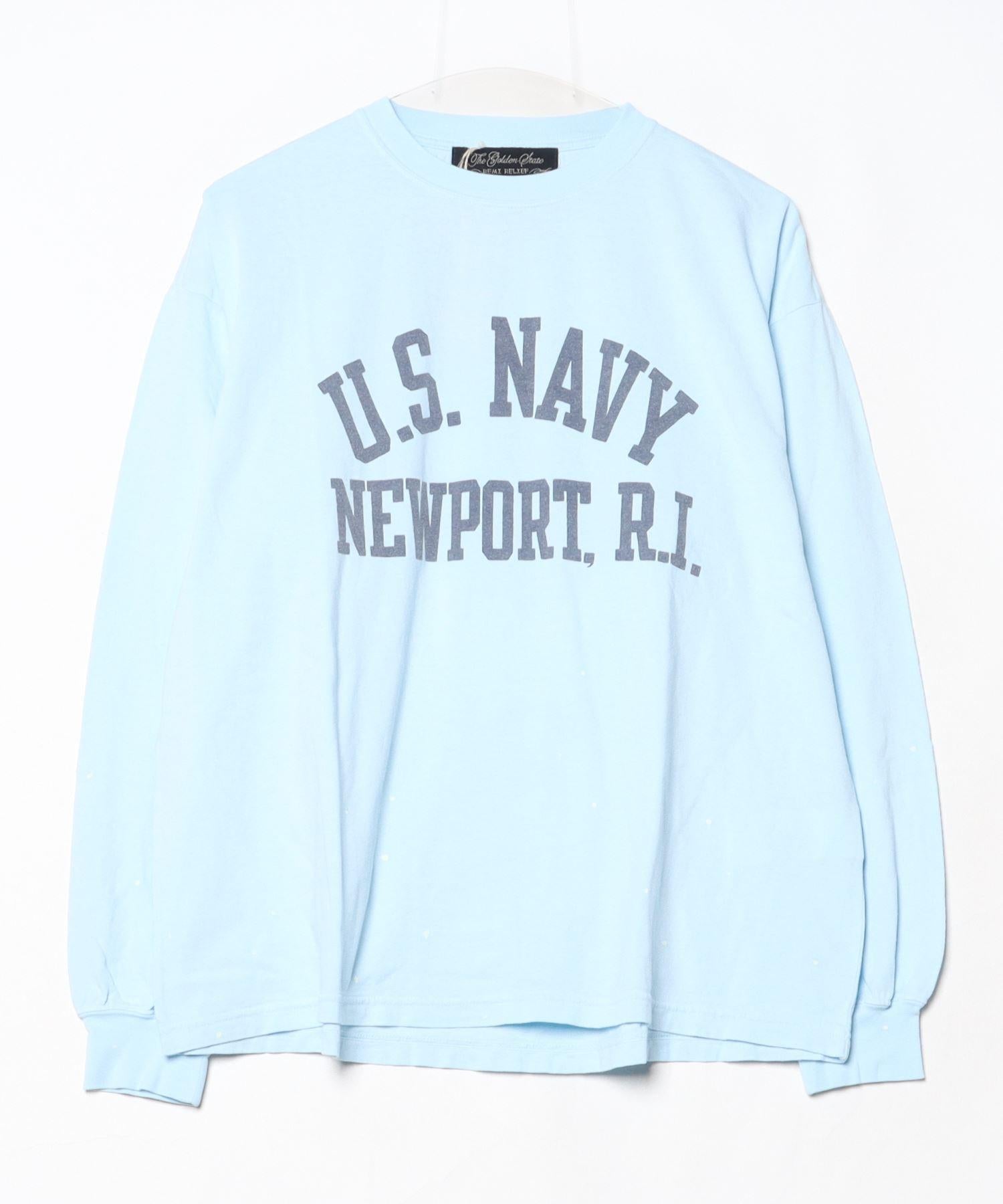 REMI RELIEF Exclusive 20/- Jersey Long Sleeve T-Shirt with Paint Proce