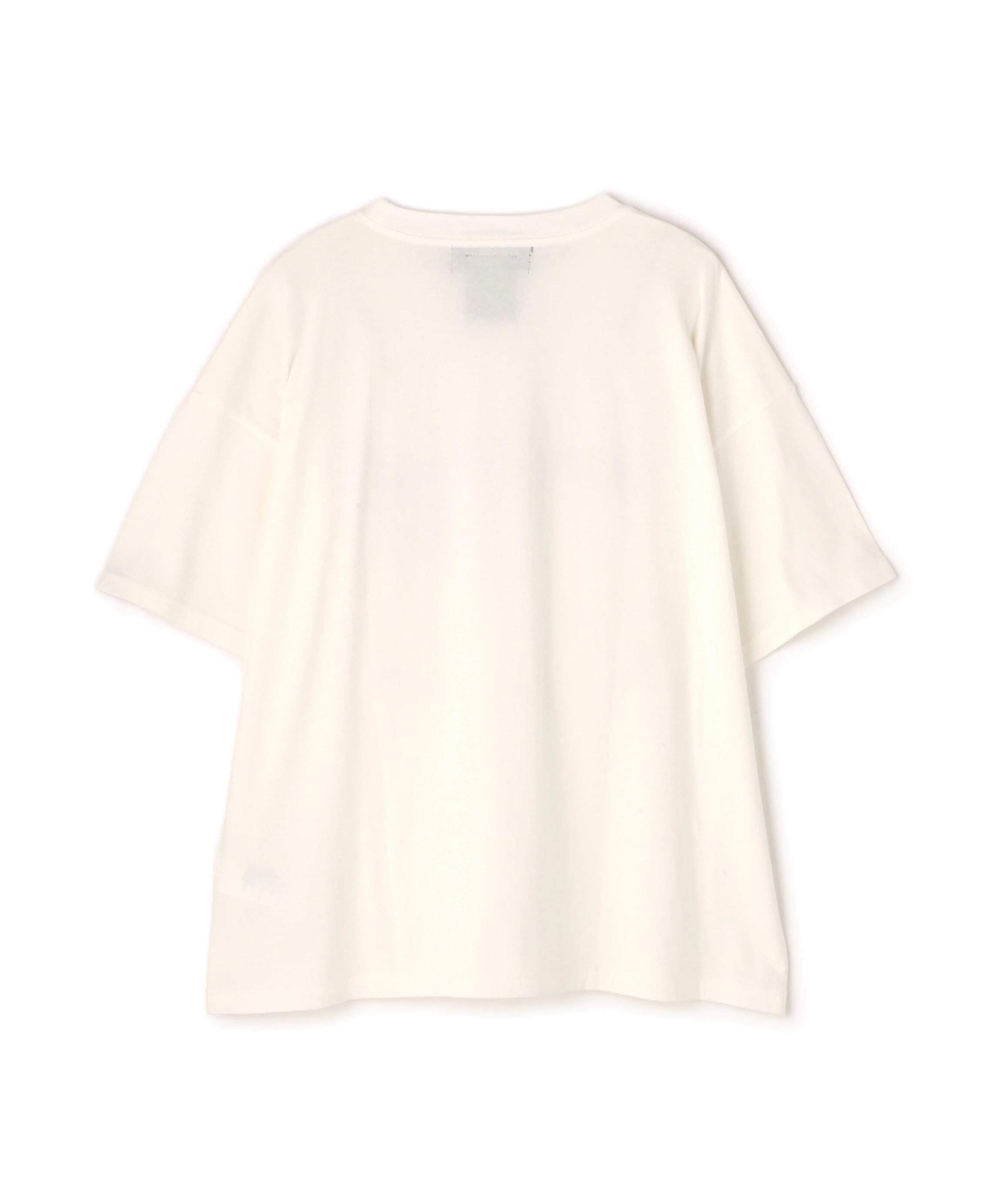 >EMI >ELIEF<レミレリーフ 別注20/-天竺RIGサイズTシャツ（Undead） アイボリー2