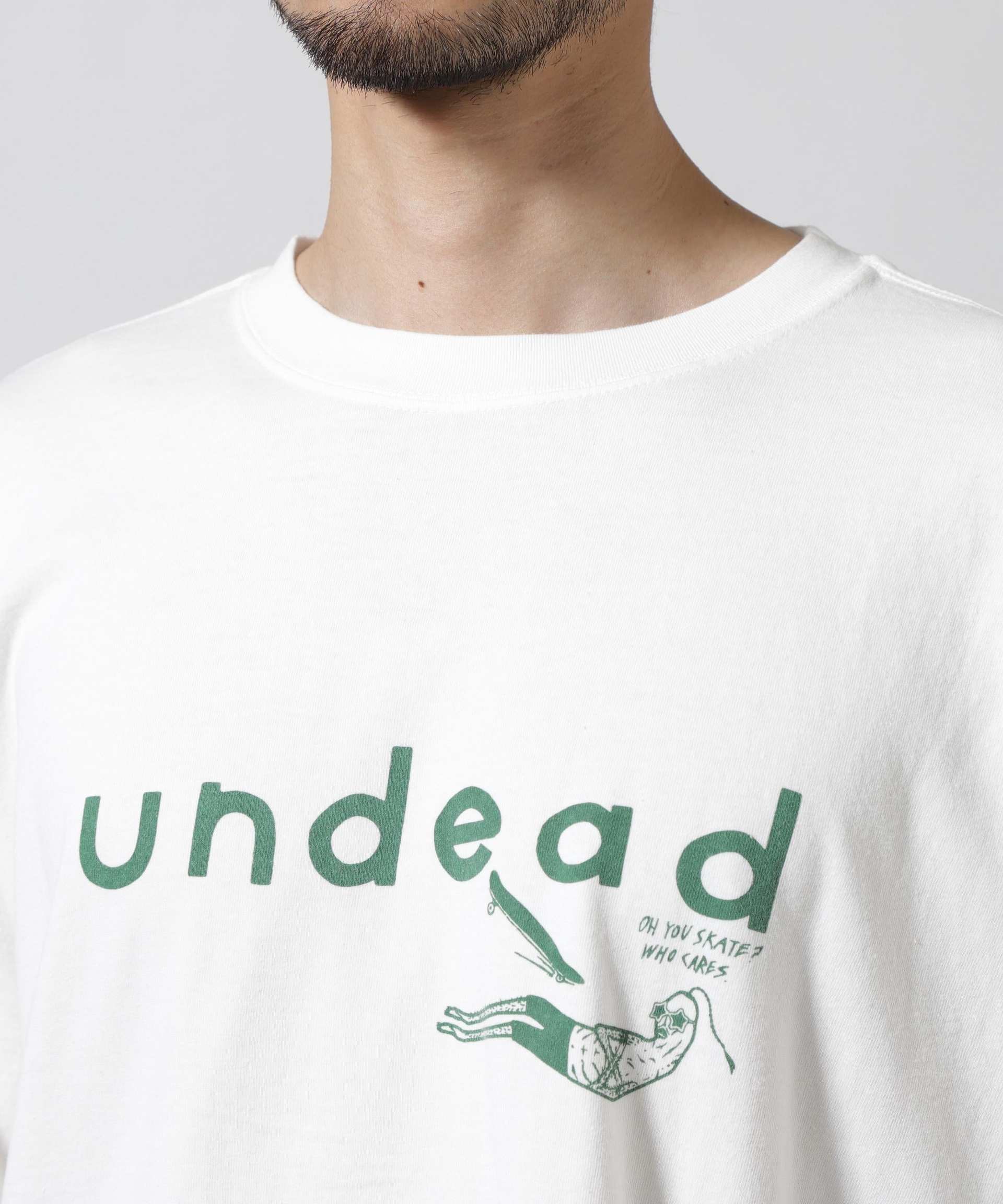 >EMI >ELIEF<レミレリーフ 別注20/-天竺RIGサイズTシャツ（Undead） アイボリー2
