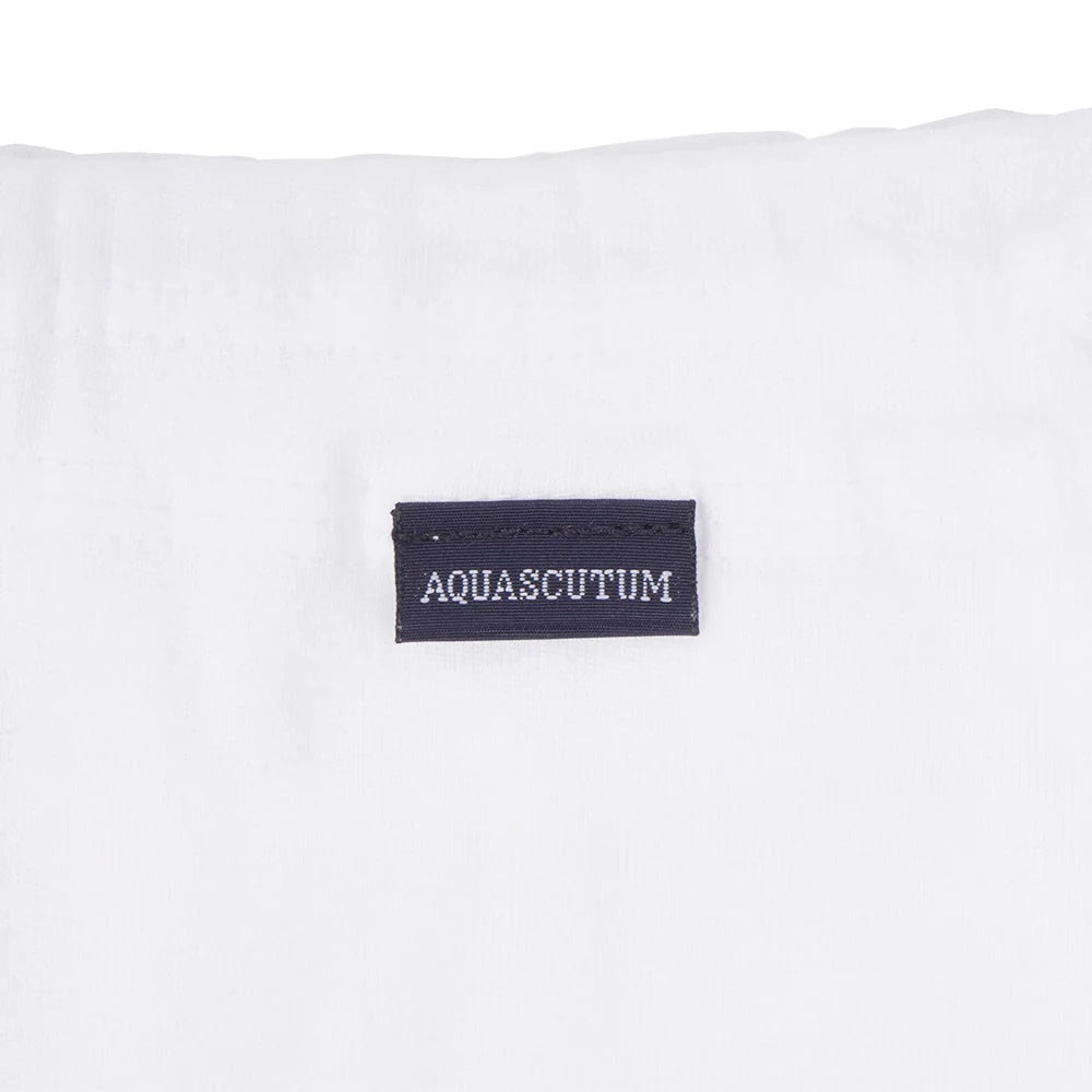 アクアスキュータム Aquascutum AQロンパン/柔らか綿 【返品不可商品】 （ホワイト） ホワイト