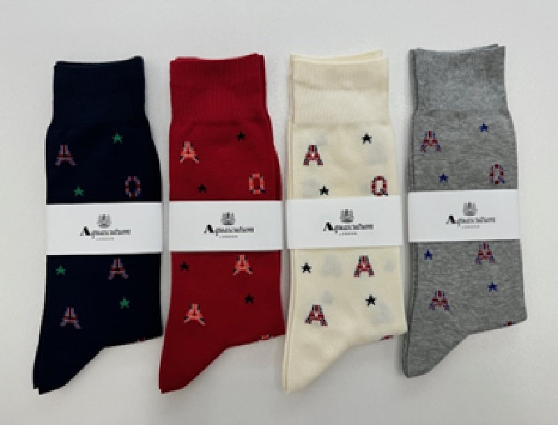 アクアスキュータム Aquascutum AQユニオンジャック （レッド） レッド