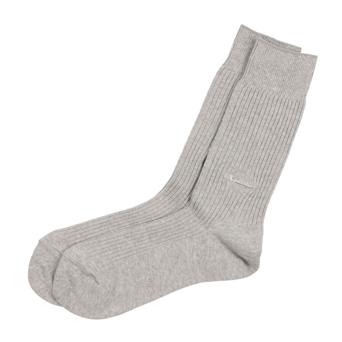 アクアスキュータム Aquascutum スポーツカジュアルソックス,グレー